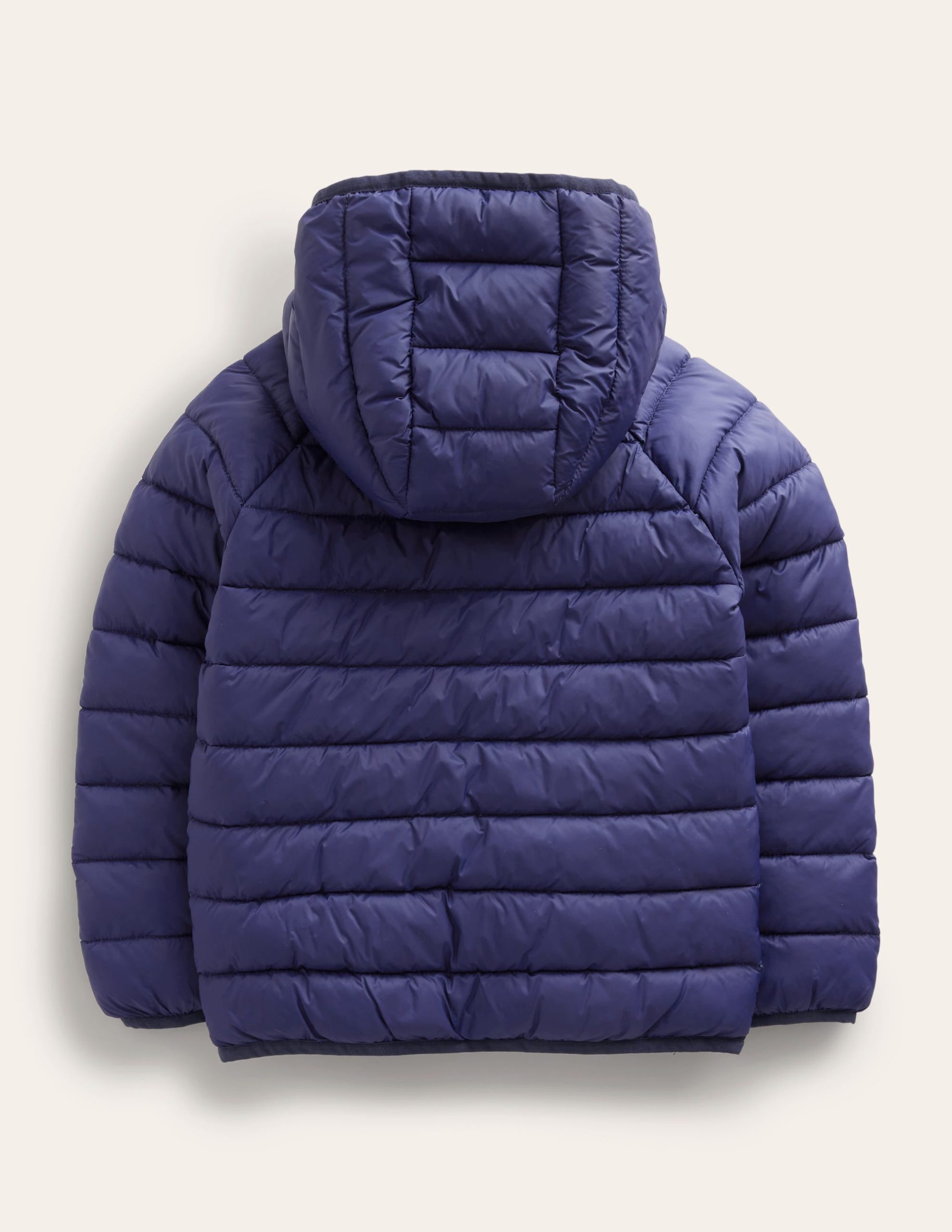 Pack-away Padded Jacket-College Navy - Image 2