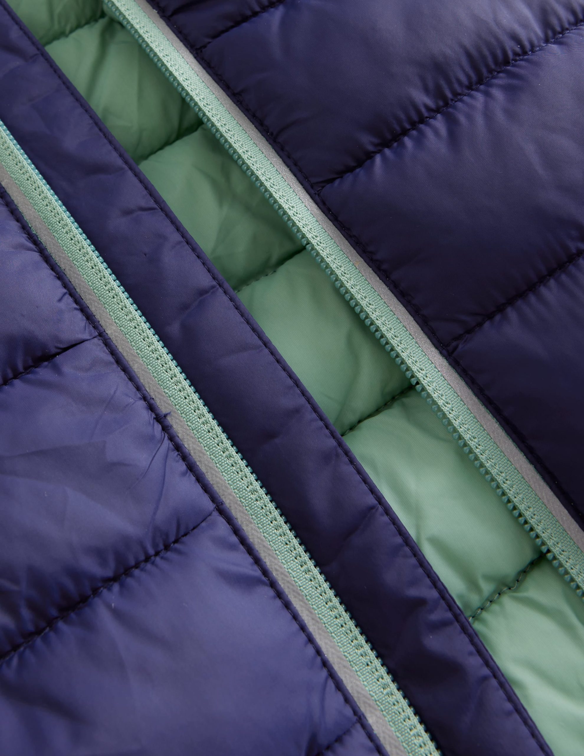 Pack-away Padded Jacket-College Navy - Image 3
