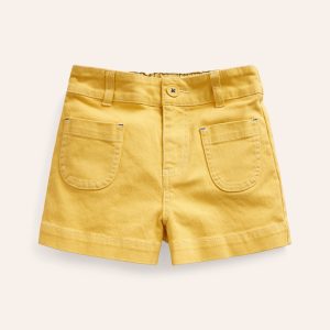 High Waisted Shorts-Lemon