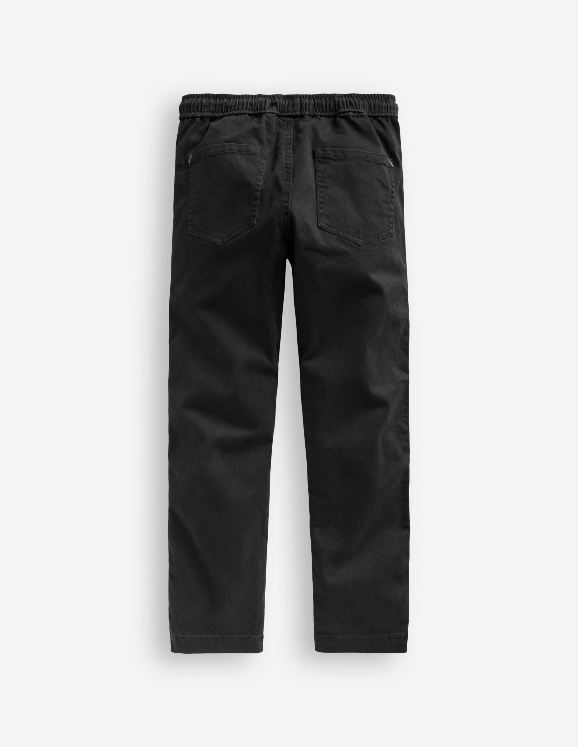 Slim Pull On Trousers-Black - Image 2