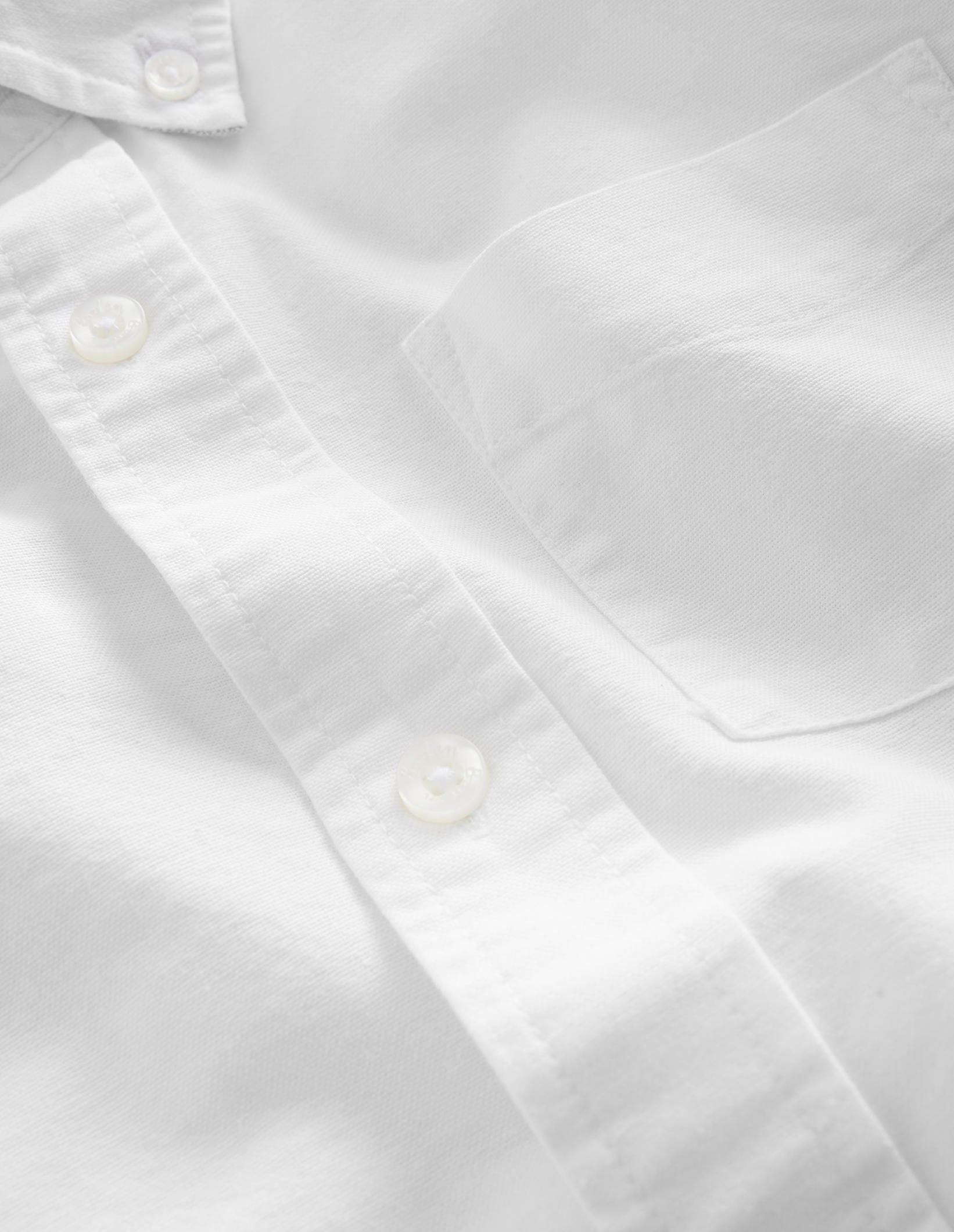 Classic Oxford Shirt-White - Image 3