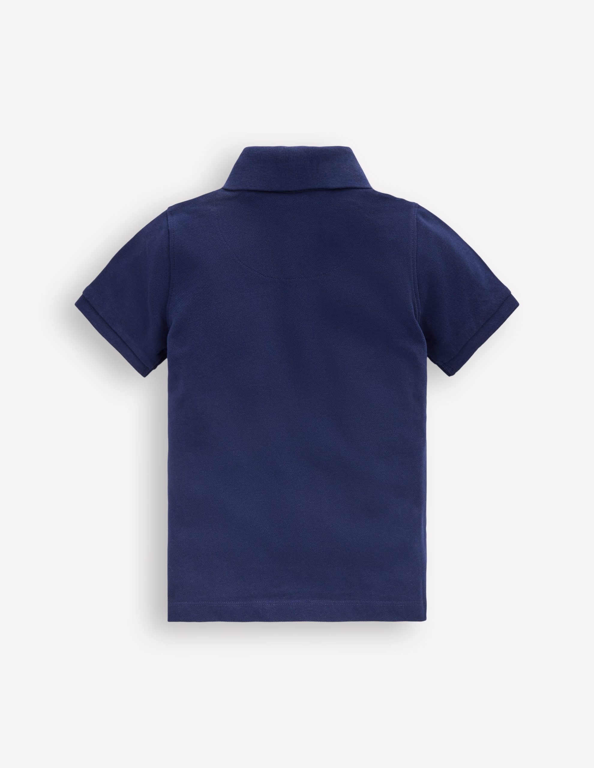 Piqué Polo Shirt-College Navy - Image 2