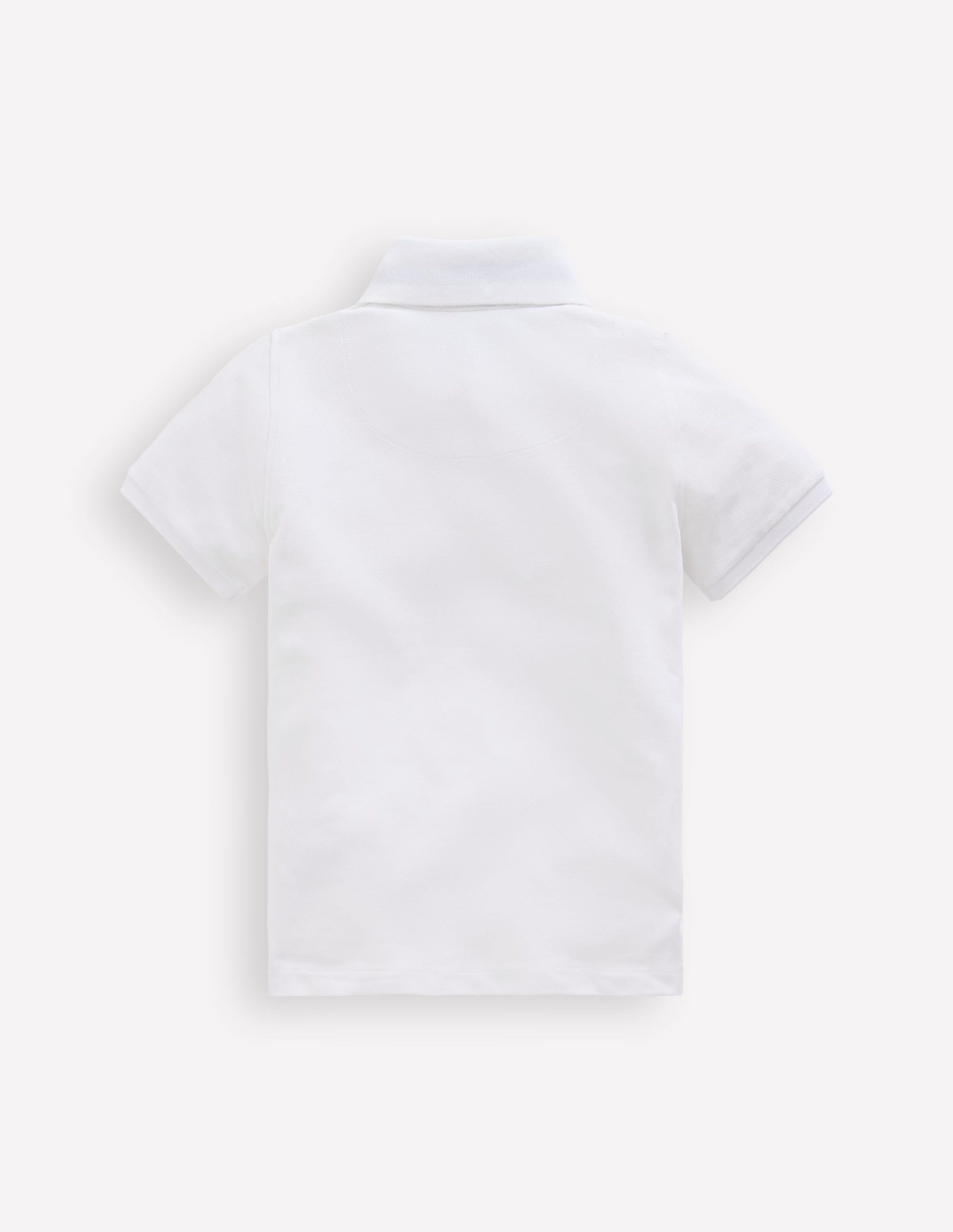 Piqué Polo Shirt-White - Image 2