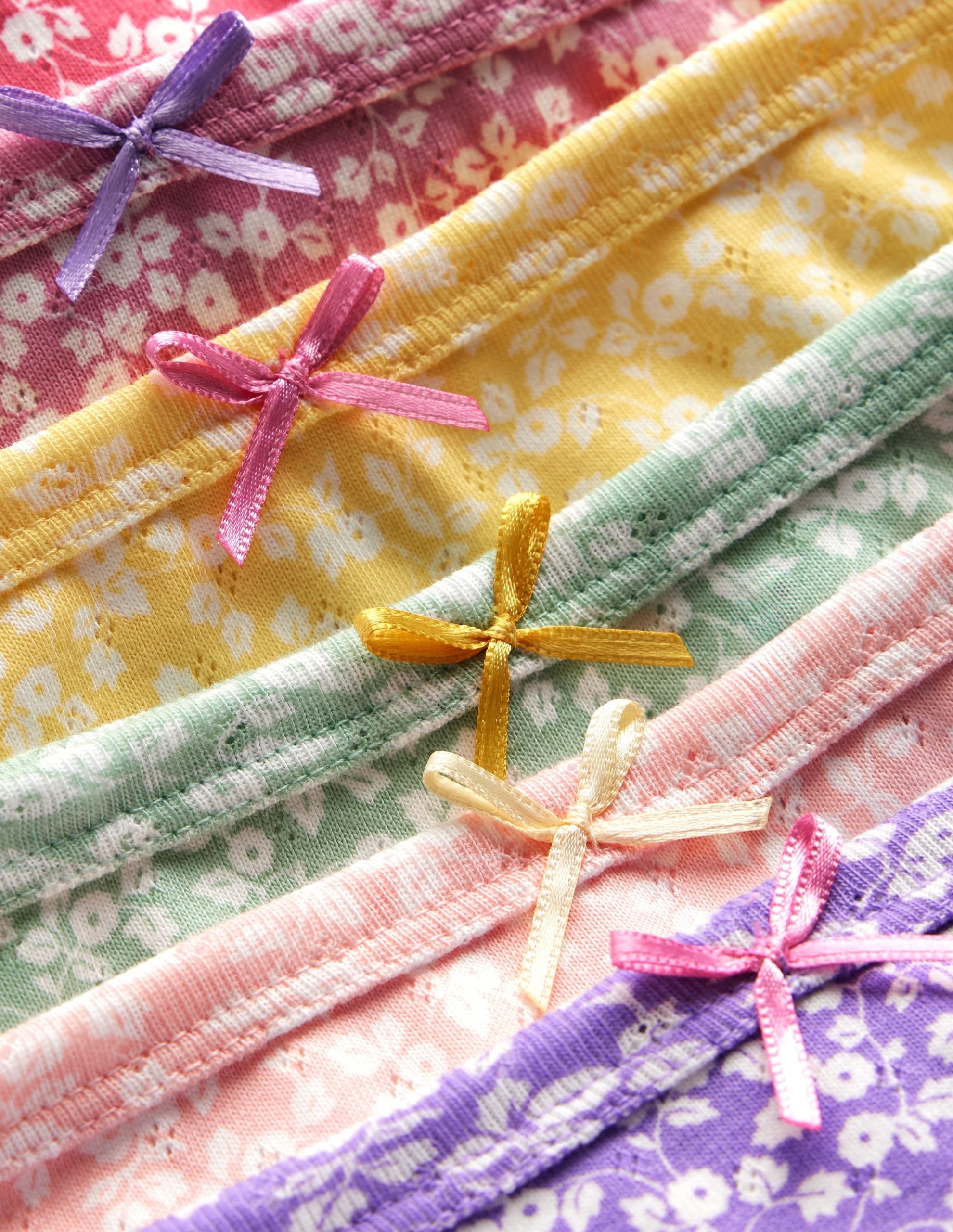 7-pack Pointelle Underwear-Multi Ditsy Vine - Image 2