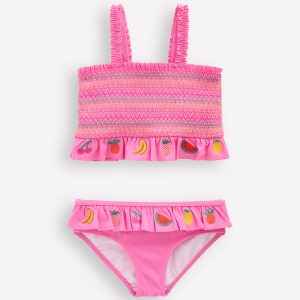 Pretty Peplum Bikini-Pink Fruit