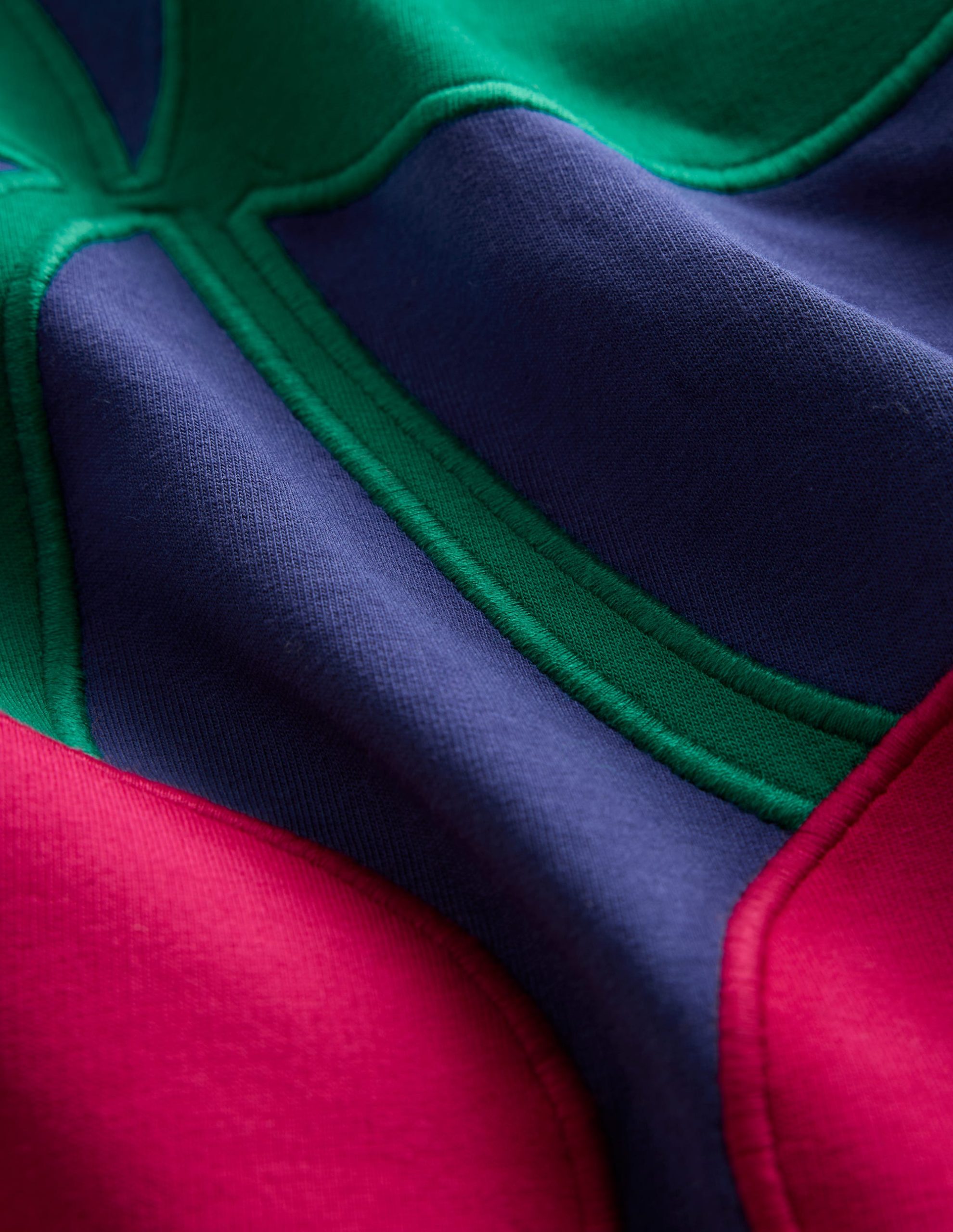 Logo Sweatshirt Dress-Starboard Blue Cherry - Image 3