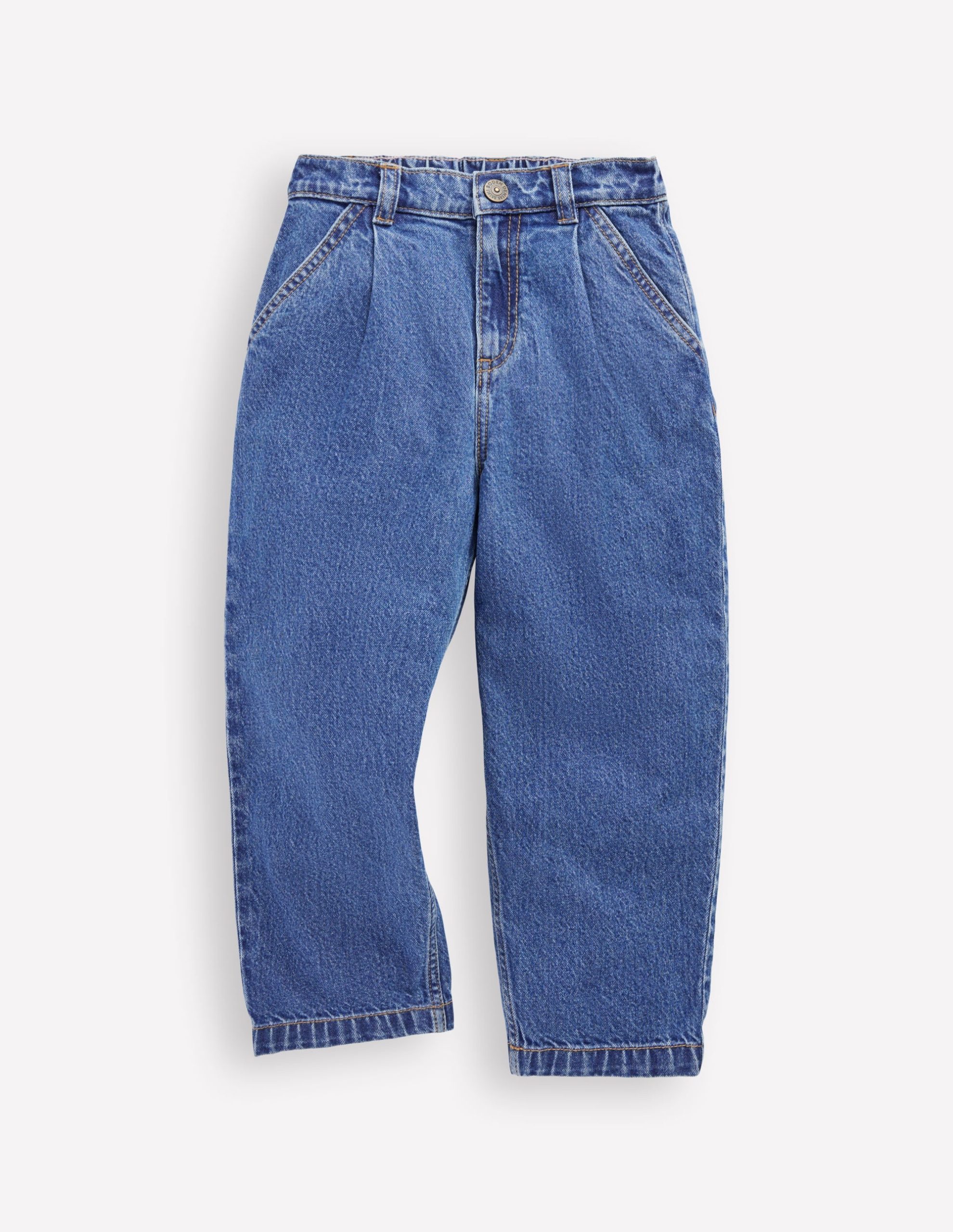 Pleat Jeans-Mid Vintage Denim - Image 5