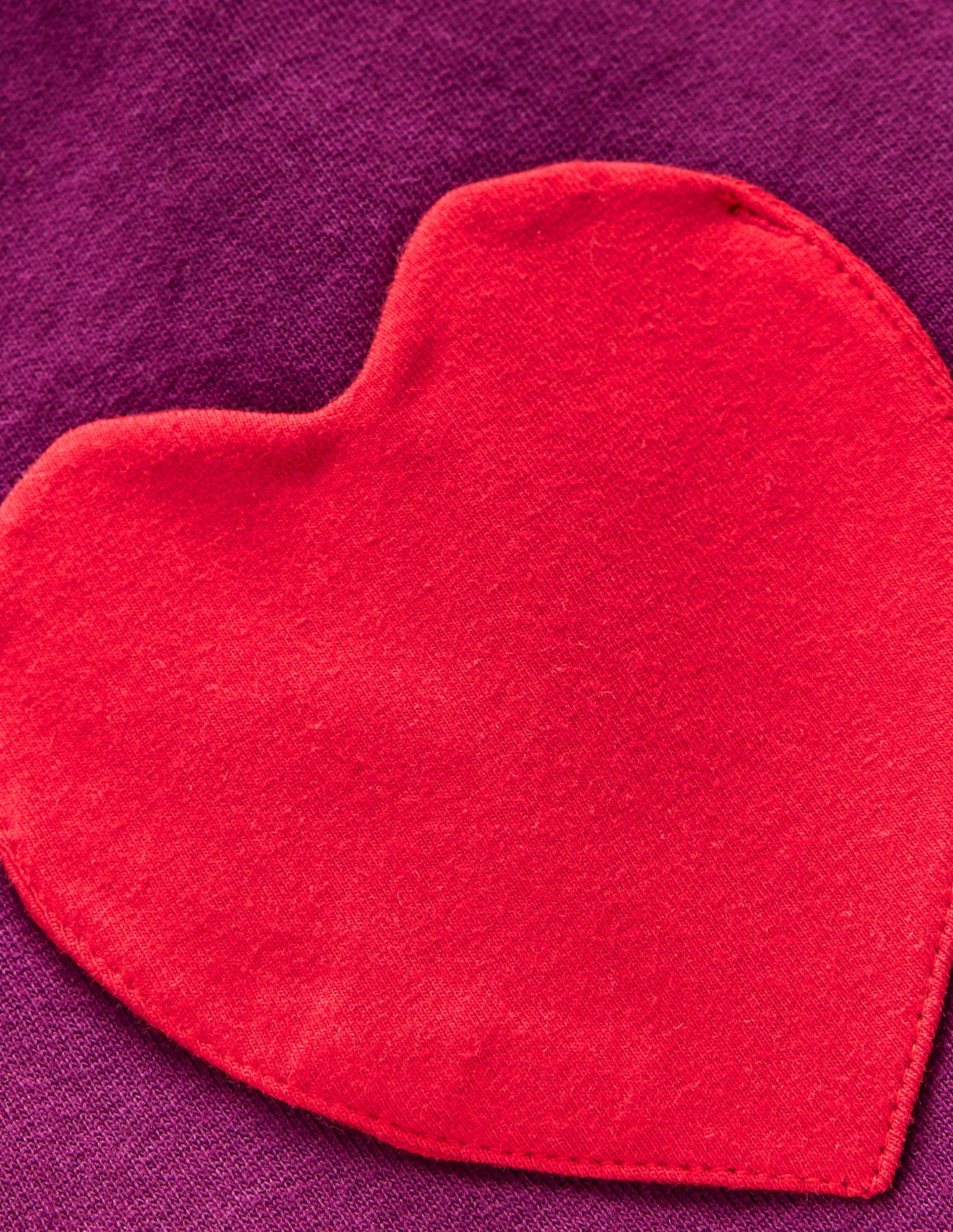 Heart Pocket Tunic-Deep Wisteria Hearts - Image 3
