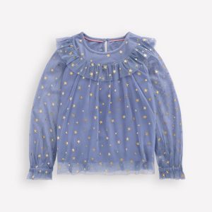 Tulle Party Top-Stormbolt Blue Stars