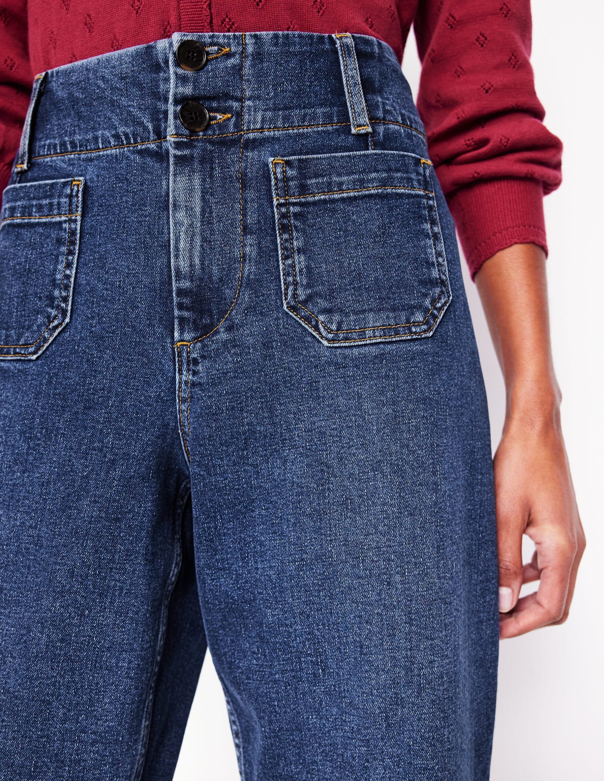 Primrose Cropped Pants-Mid Vintage - Image 2