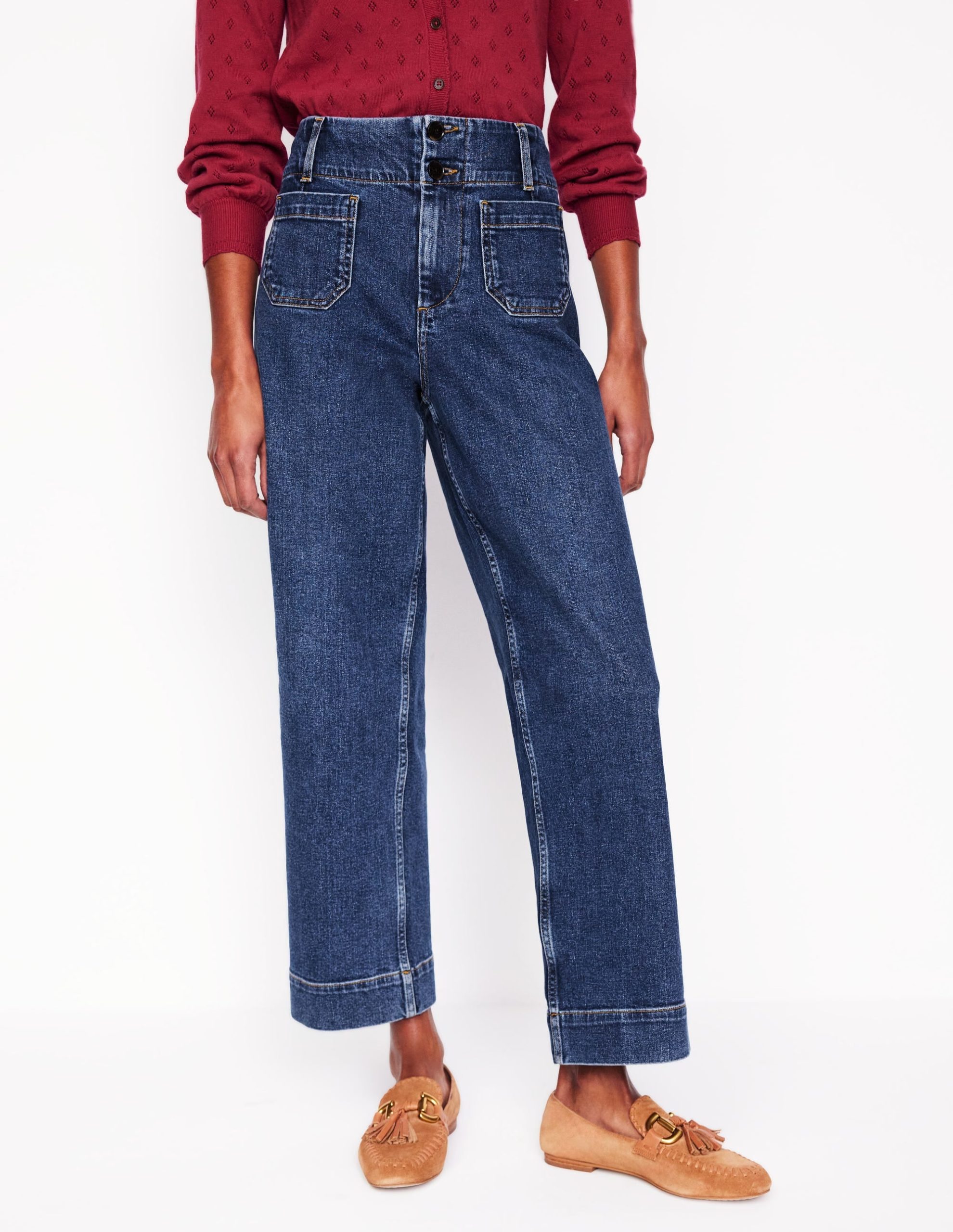 Primrose Cropped Pants-Mid Vintage - Image 5