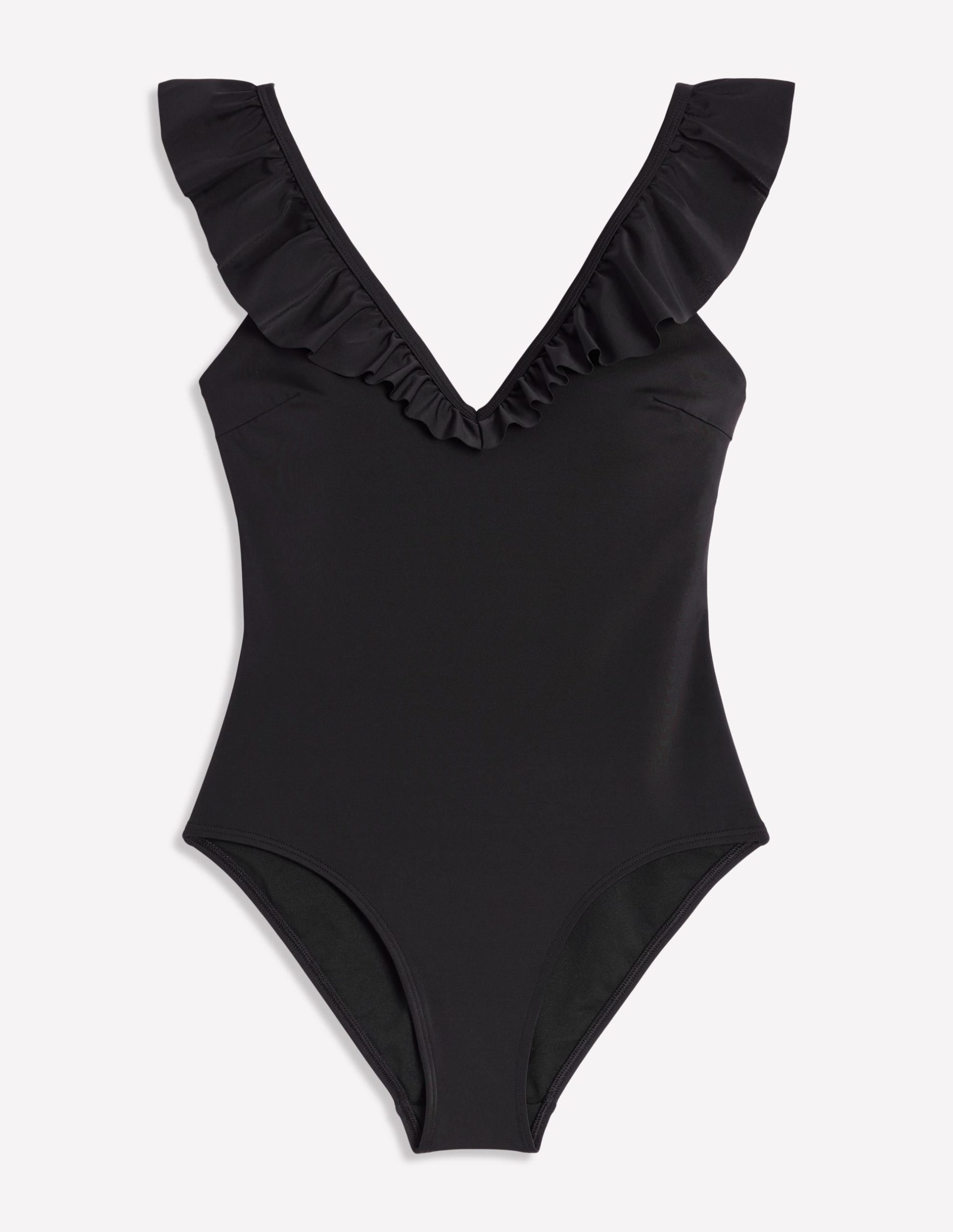 Evia Ruffle Swimsuit-Black - Image 6