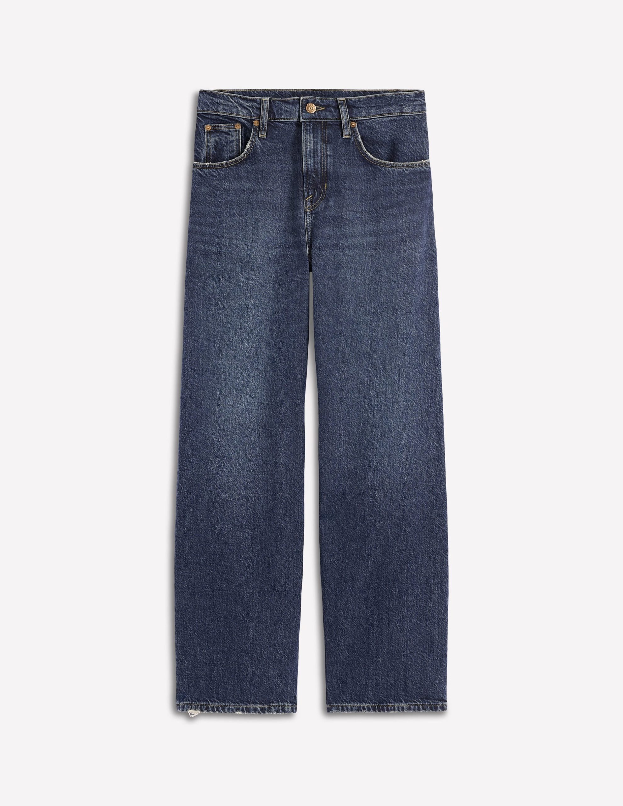 Mid Rise Relaxed Leg Jeans-Dark Vintage - Image 6