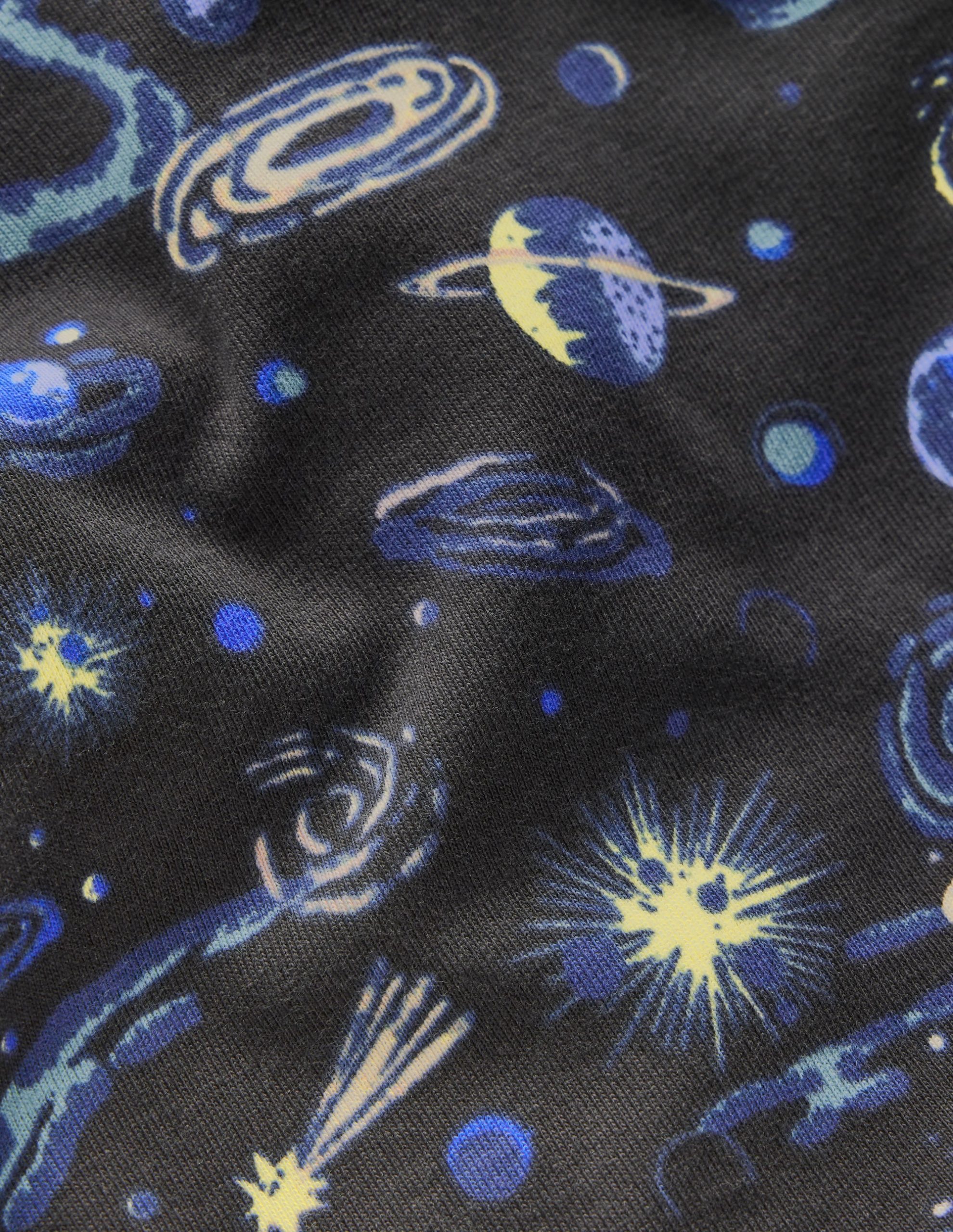 Snug Long John Pajamas-Shadow Grey Constellation - Image 3