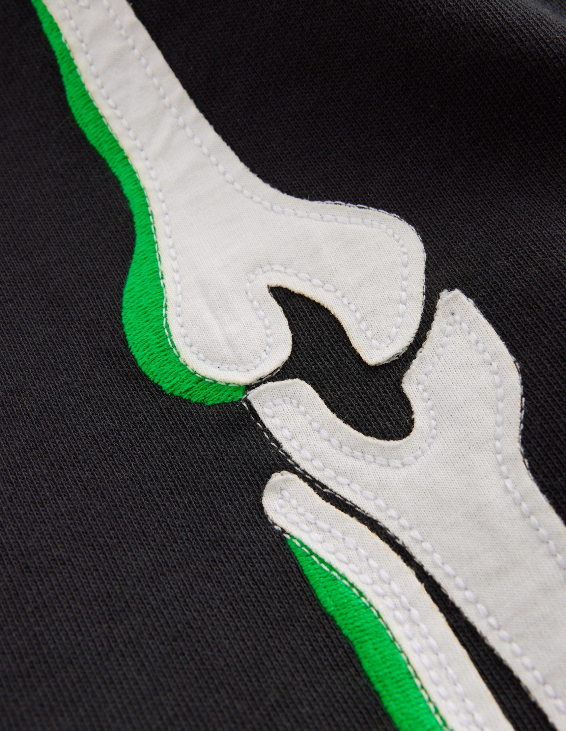 Halloween Glow Sweatpants-Shadow Grey Skeleton - Image 3