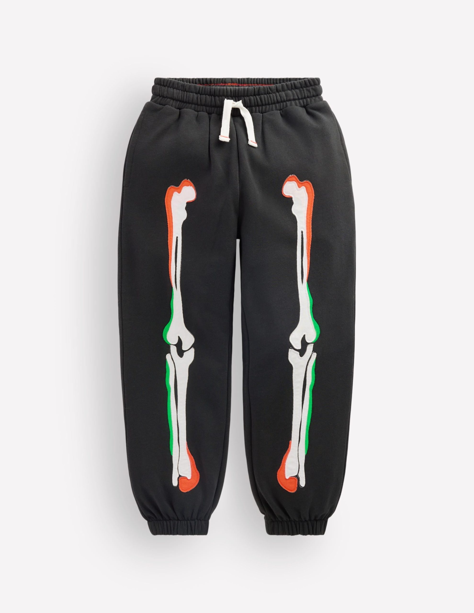 Halloween Glow Sweatpants-Shadow Grey Skeleton