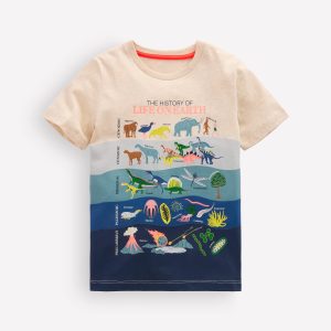 Glow-In-The-Dark T-shirt-Oatmeal Geologic