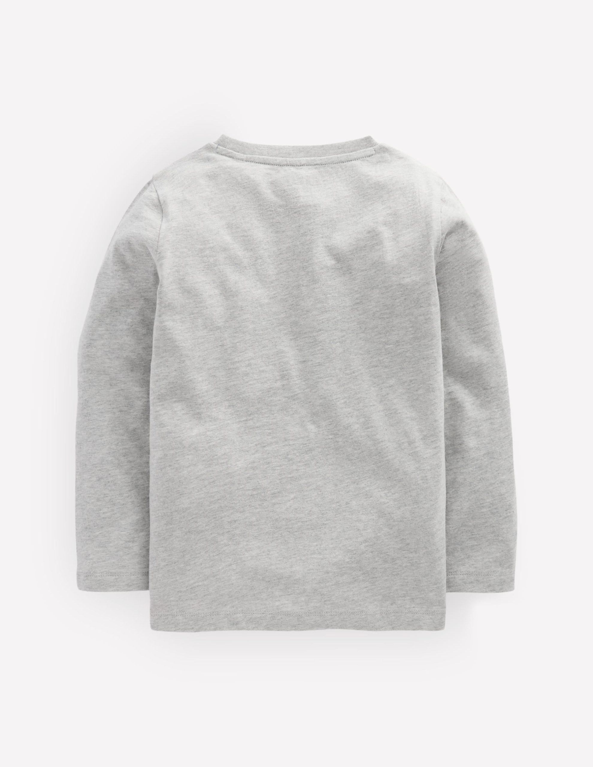 Superstitch Long Sleeve Top-Grey Marl Racing Cars - Image 2