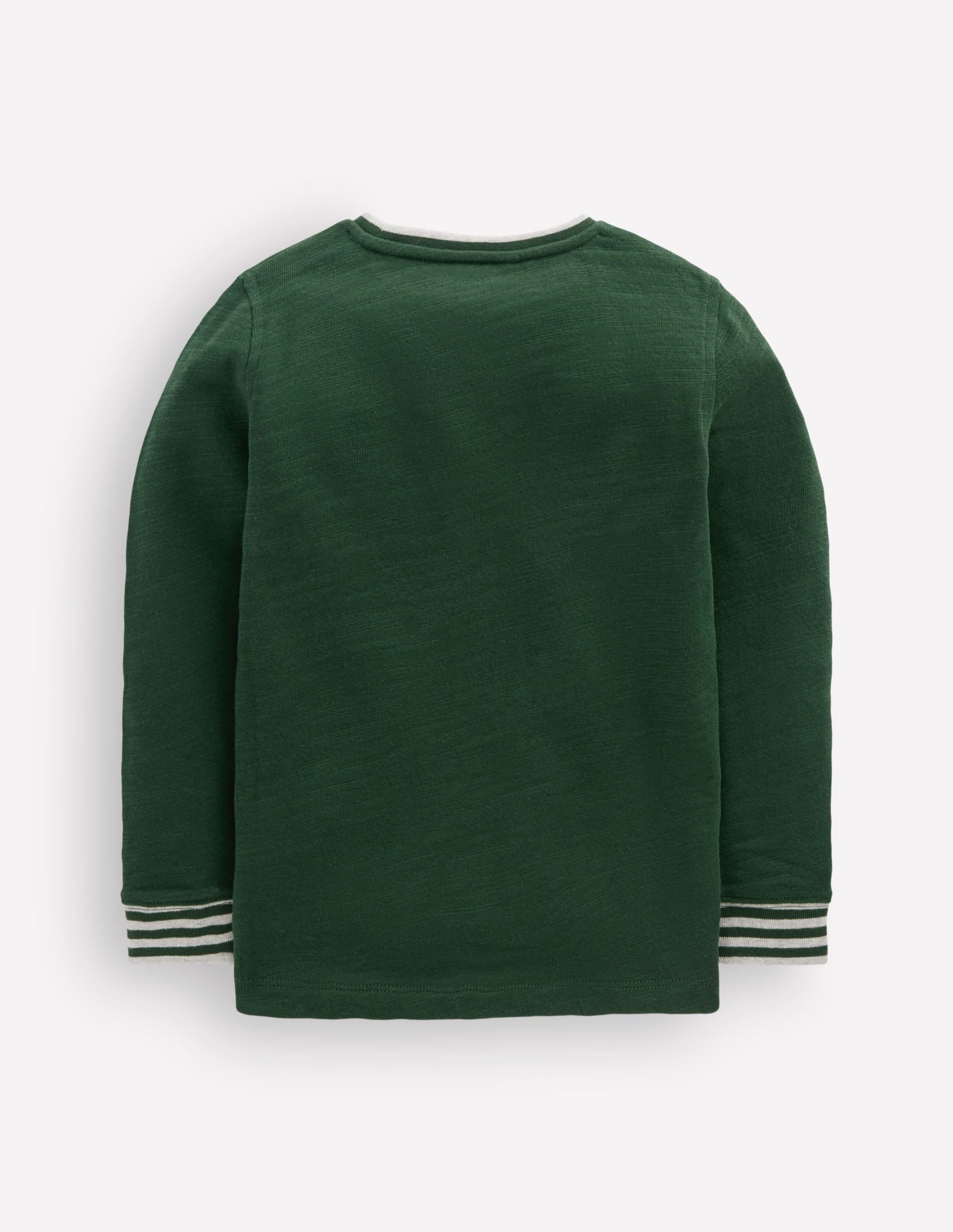 Cosy Mid-weight T-shirt-Hunter Green / Blue Aura - Image 2