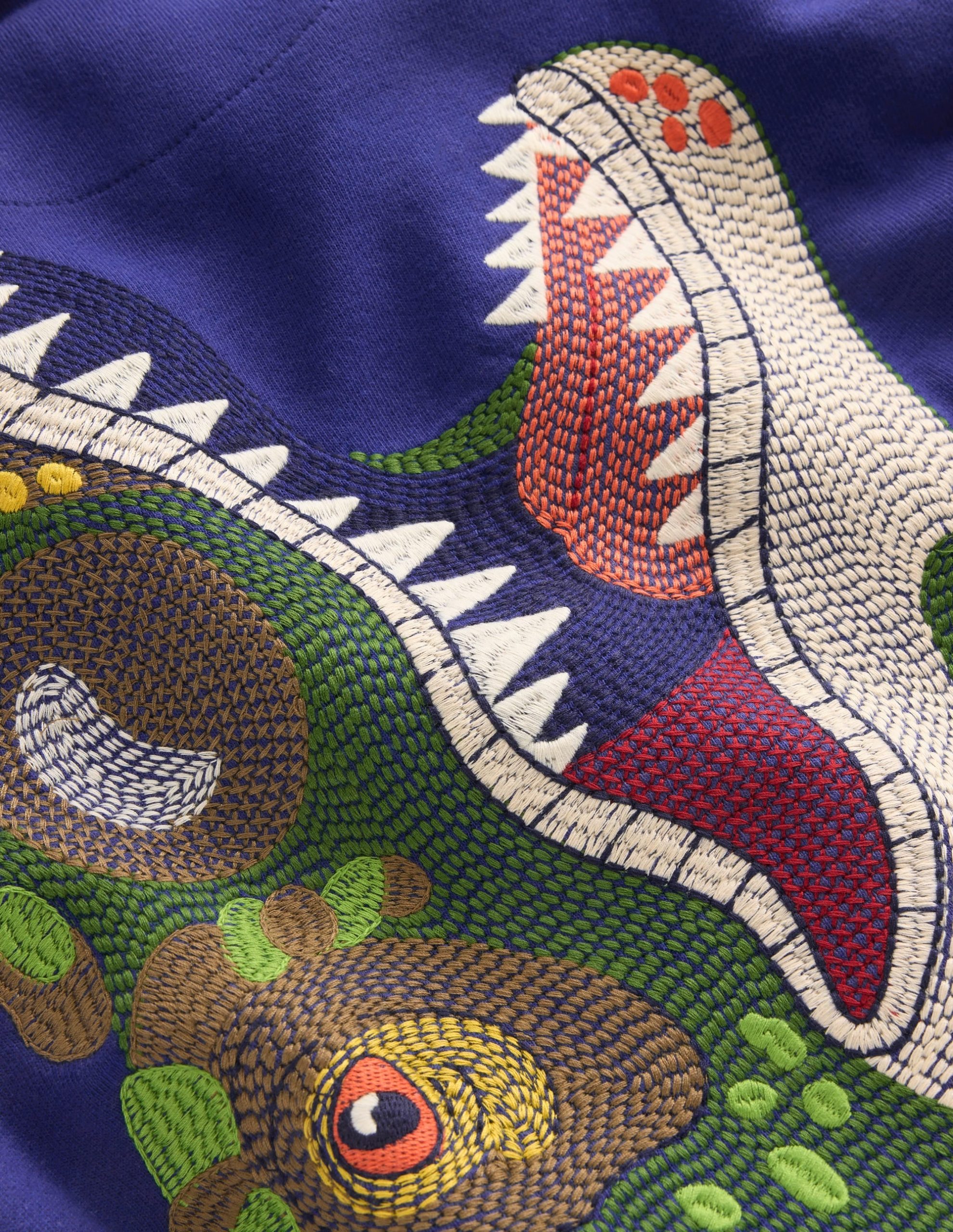 Superstitch Hoodie-Blue Dino - Image 3