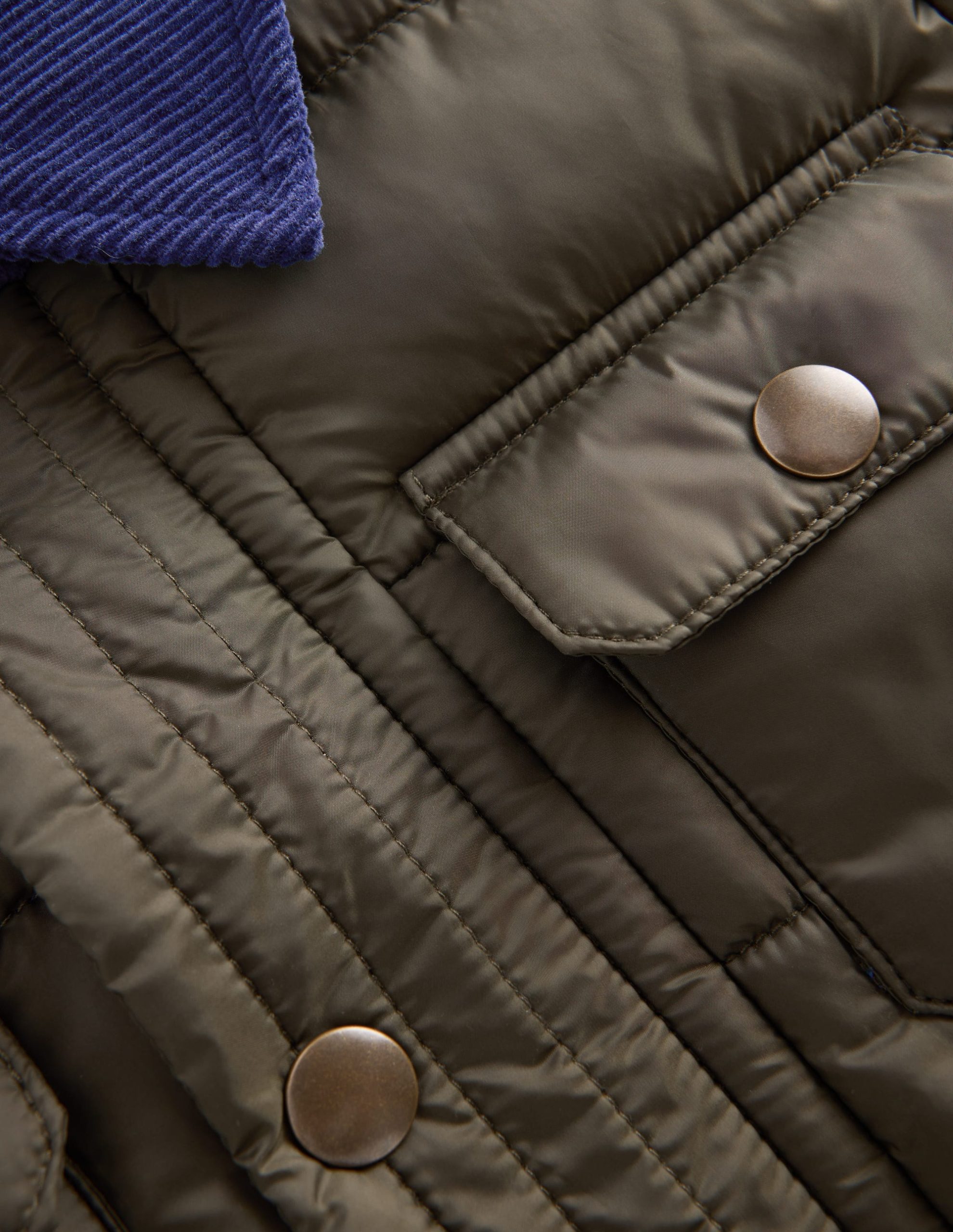 Smart Padded Jacket-Khaki - Image 3
