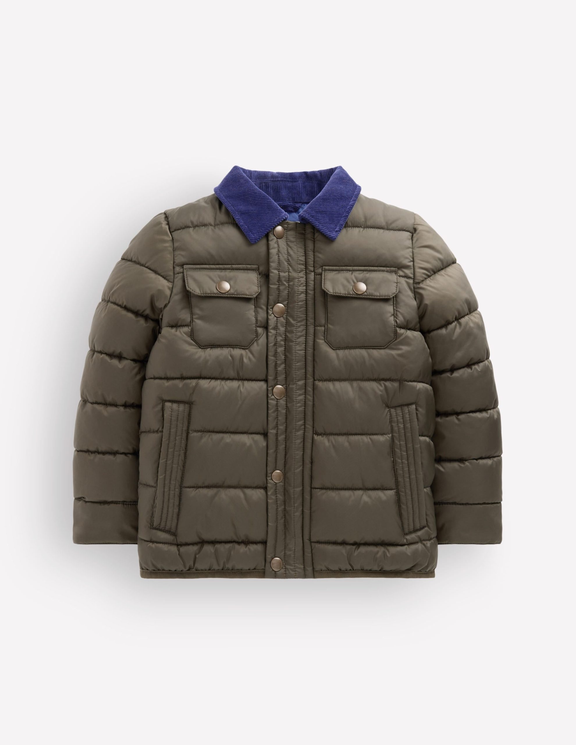 Smart Padded Jacket-Khaki