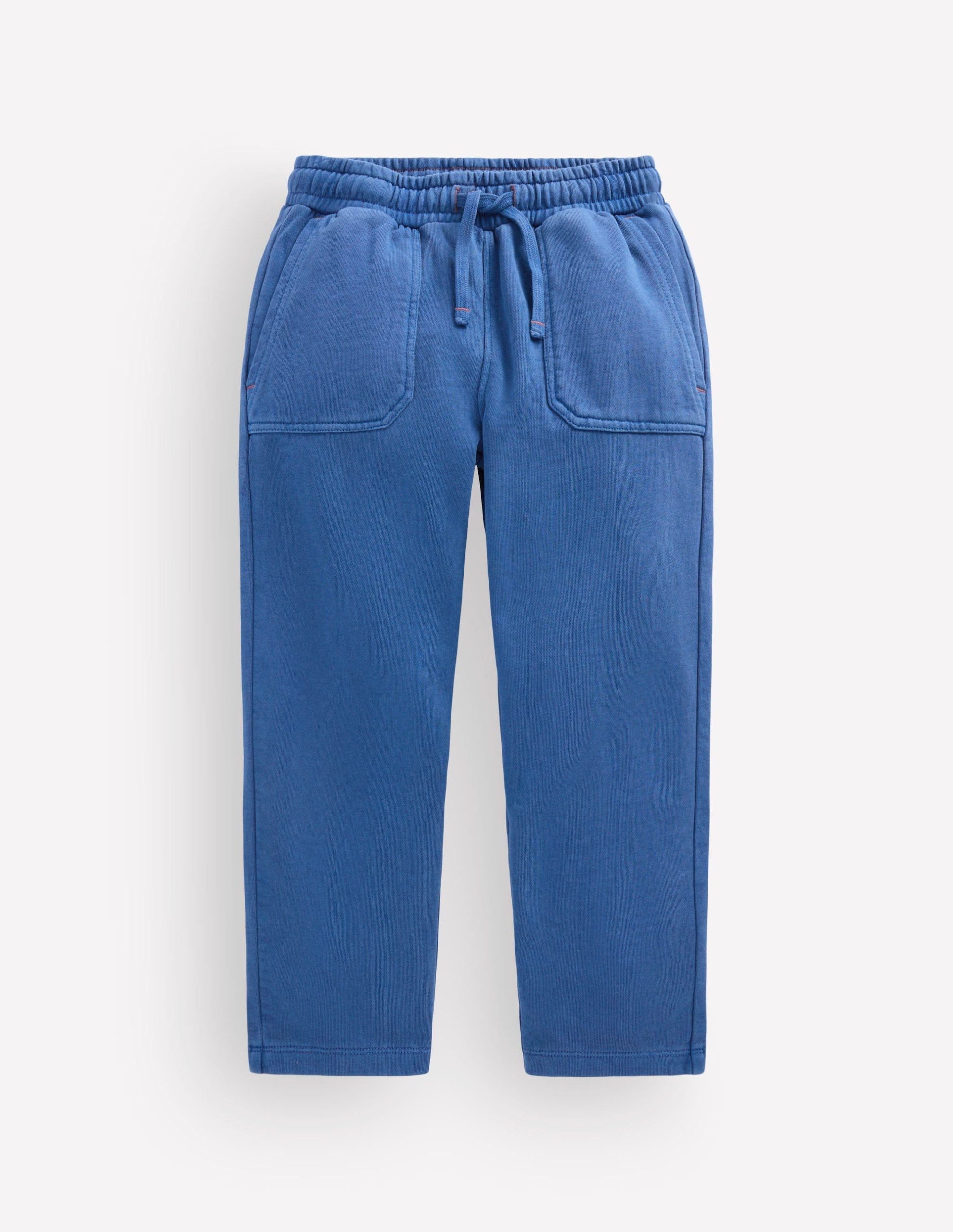 Garment Dye Sweatpants-Denim Blue
