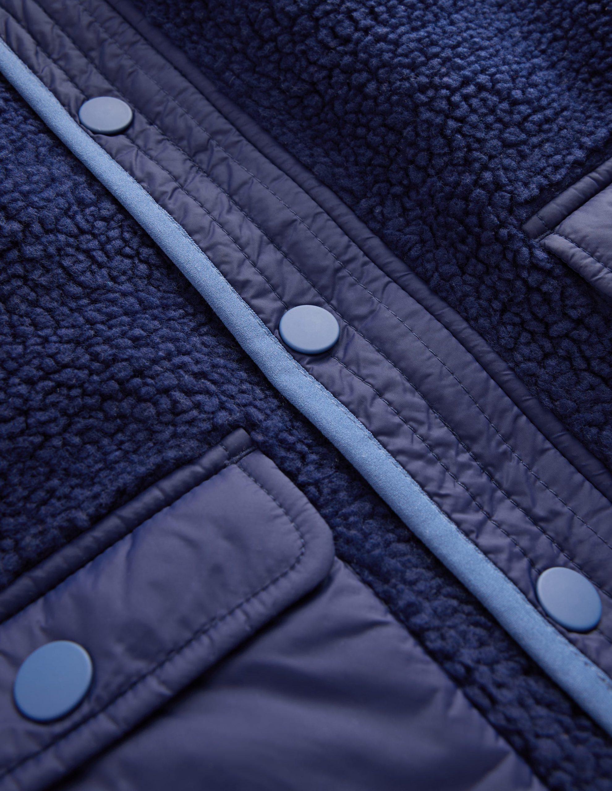 Borg Bomber Jacket-Medieval Blue - Image 3