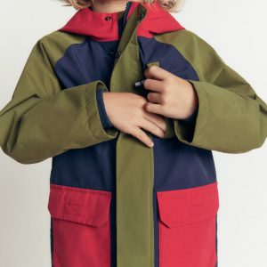 Waterproof Fisherman's Jacket-Colourblock