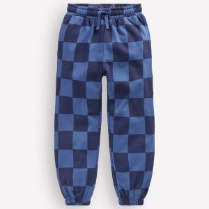 Printed Sweatpants-College Navy / Denim Blue