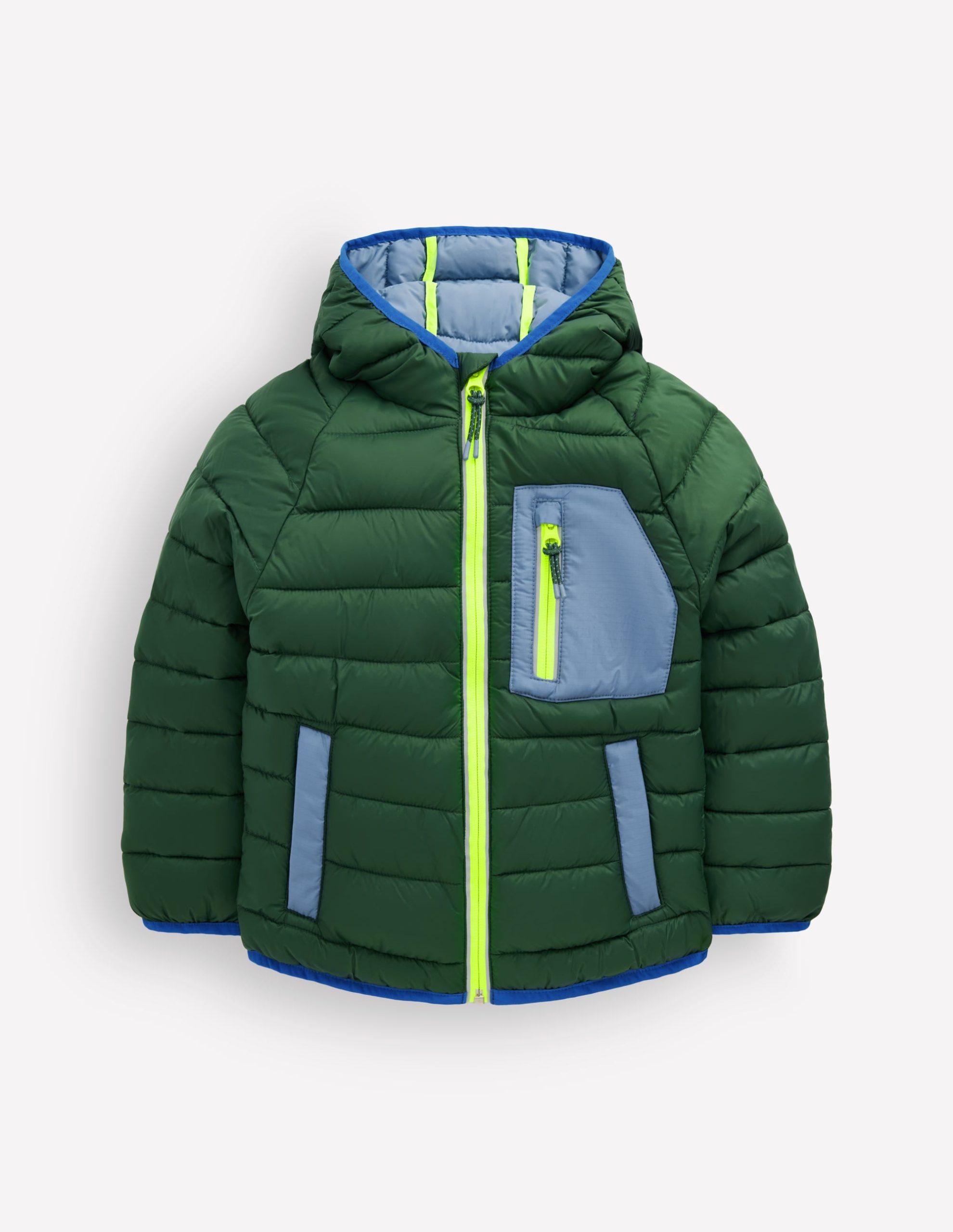 Pack-away Padded Jacket-Posy Green - Image 3