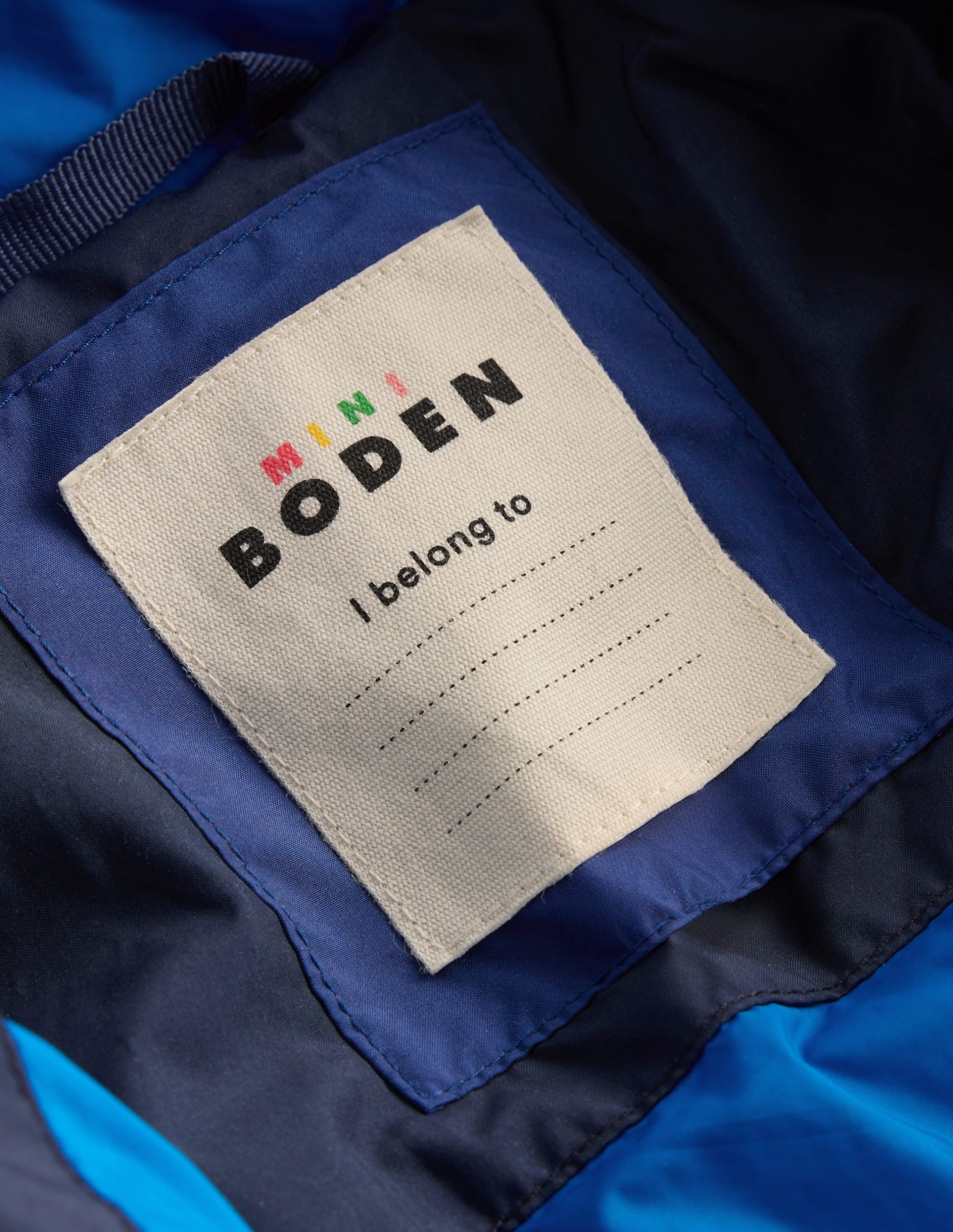Quilted Borg Jacket-BLACK IRIS - Image 4