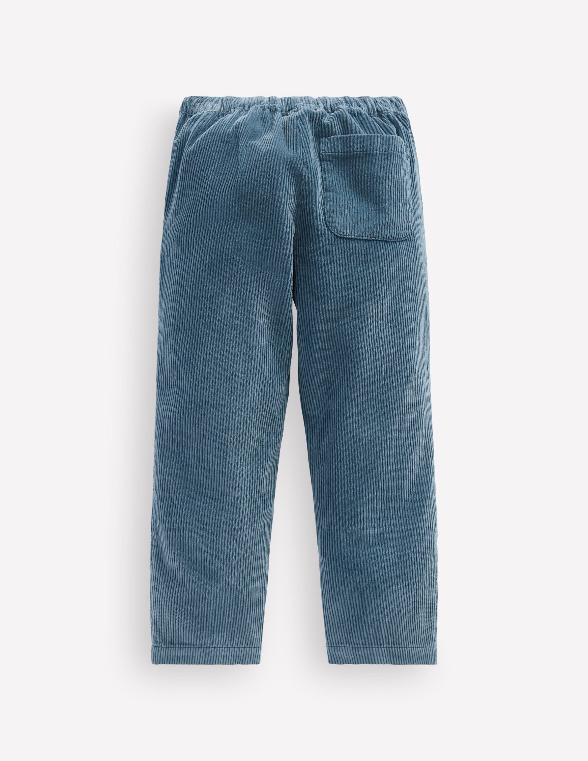 Easy Straight Cord Trousers-Storm Blue - Image 2