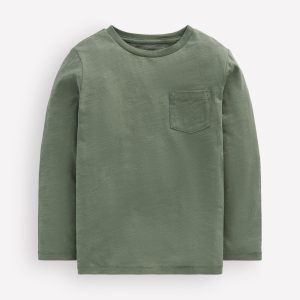Everyday Long Sleeve T-Shirt-Bottle Green