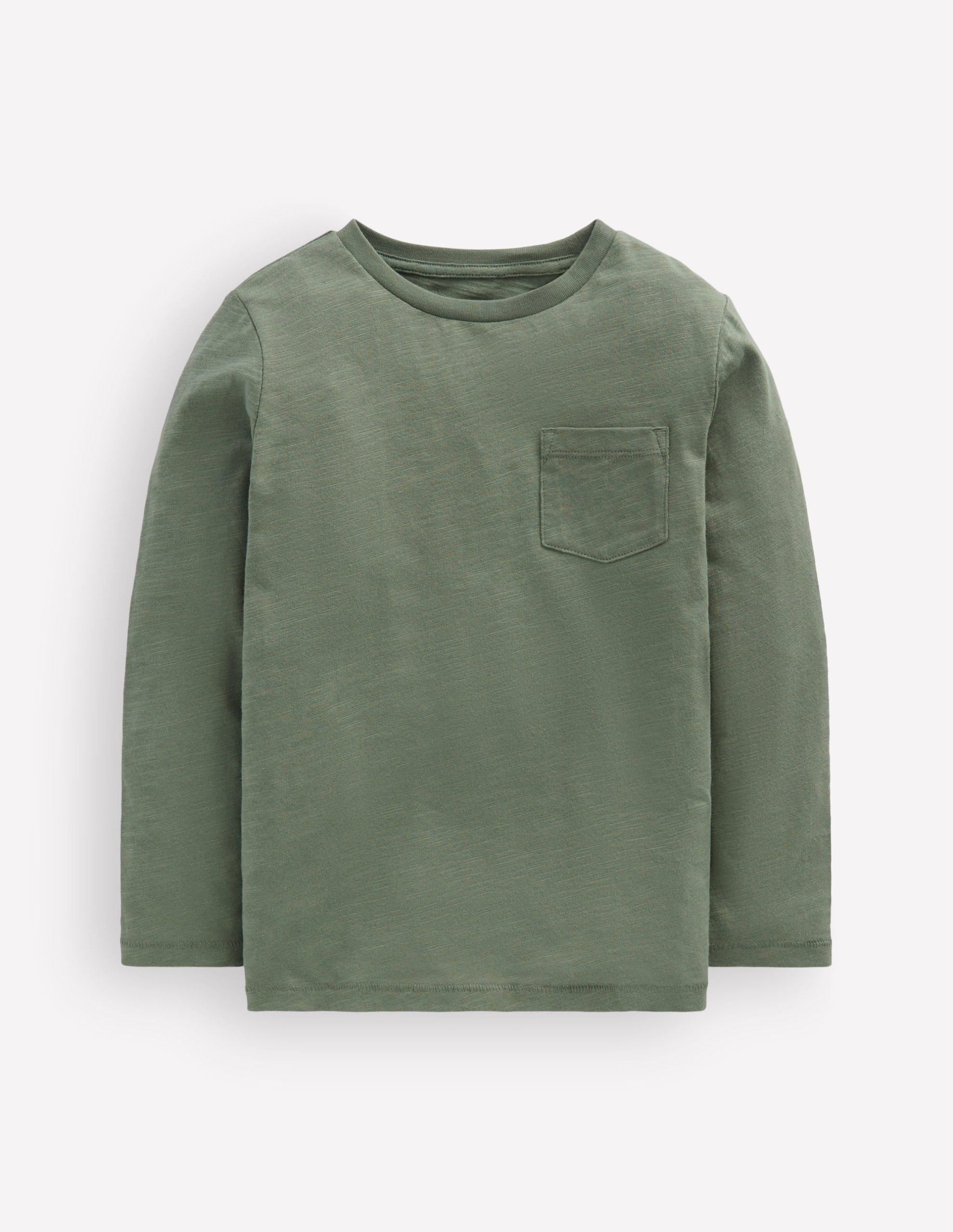 Everyday Long Sleeve T-Shirt-Bottle Green