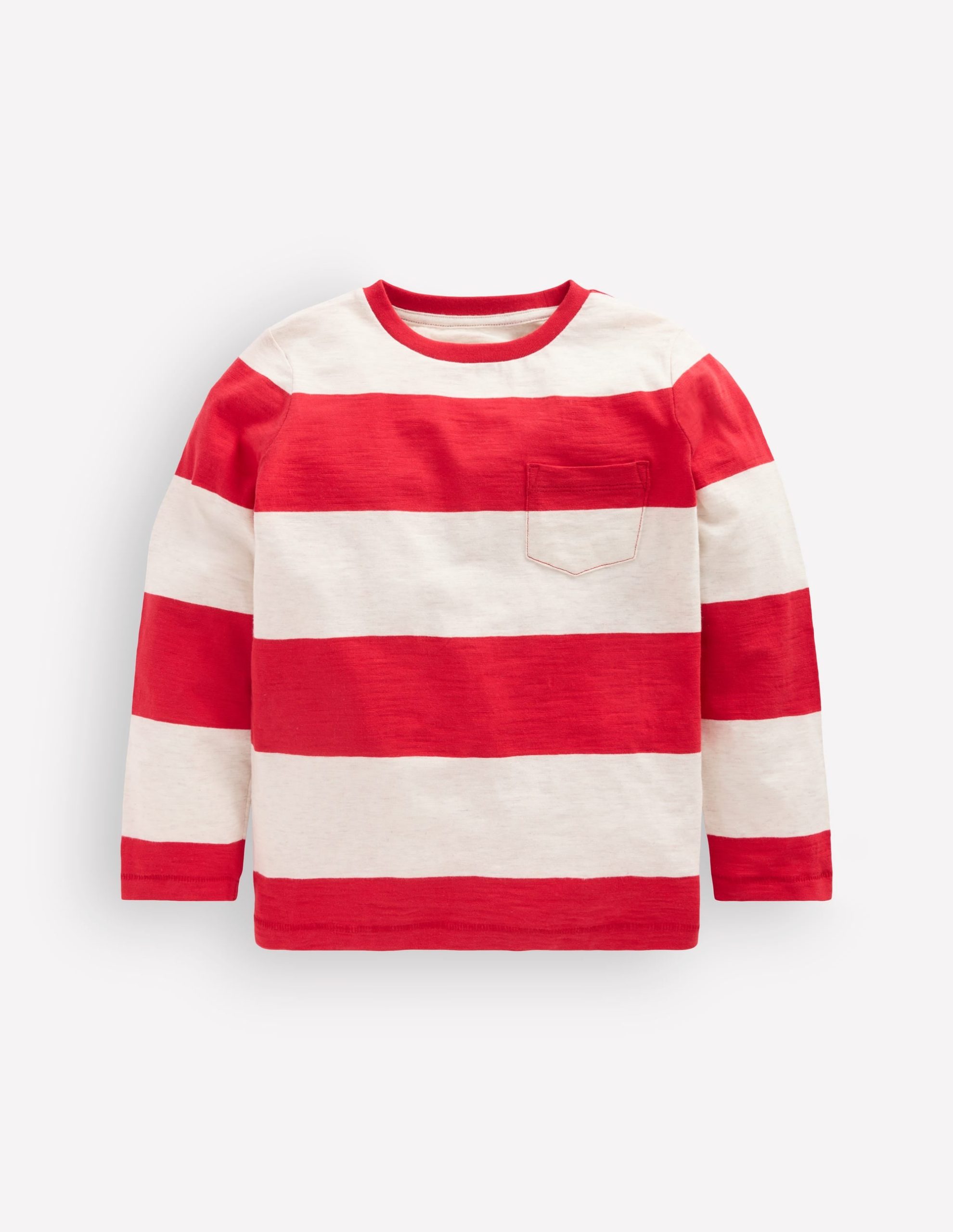 Everyday Long Sleeve T-Shirt-Merida Red / Ivory - Image 2