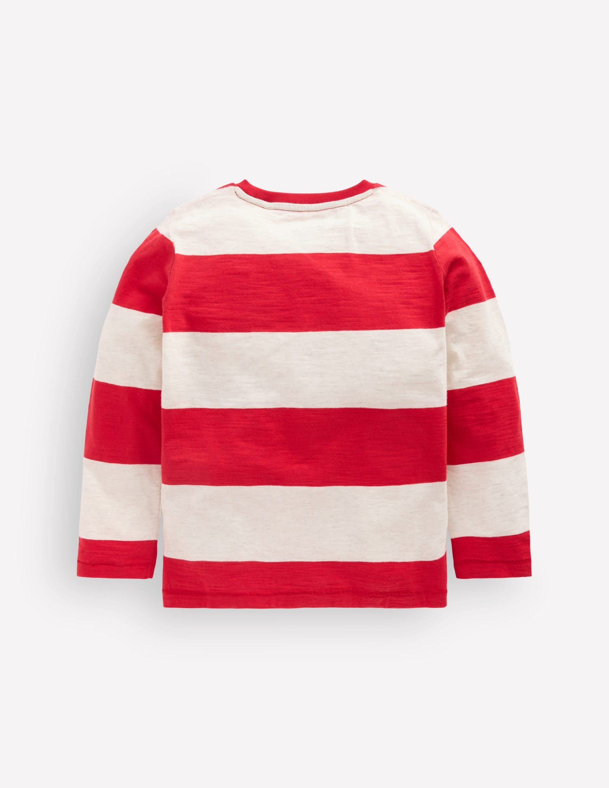 Everyday Long Sleeve T-Shirt-Merida Red / Ivory - Image 3