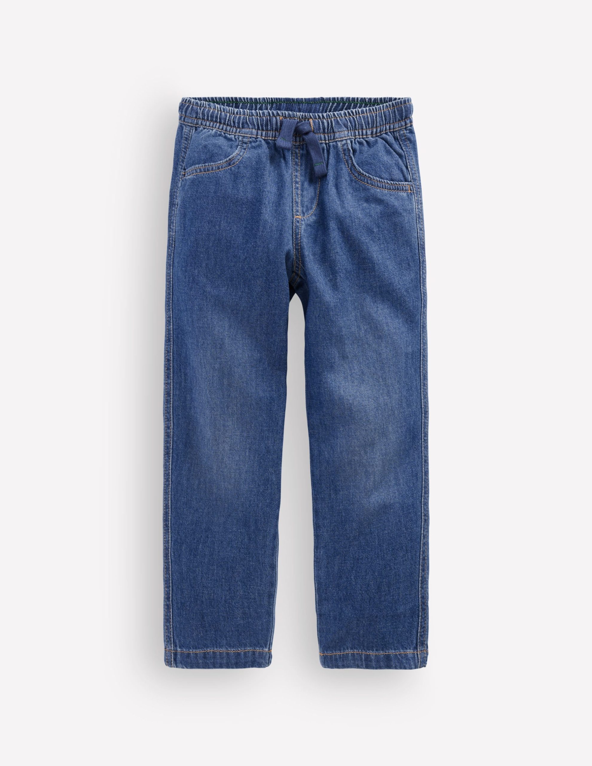 Easy Straight Pants-Denim - Image 2