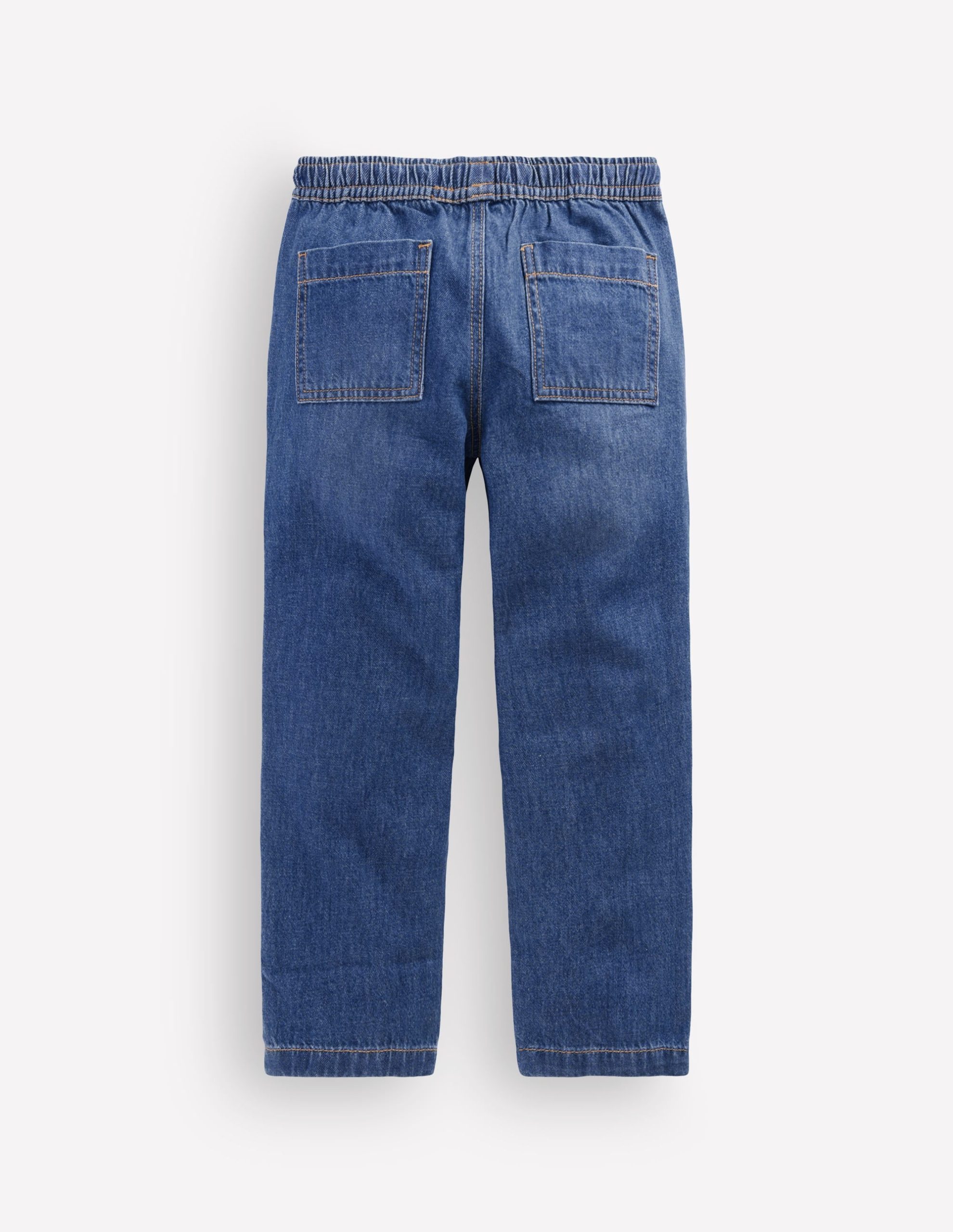 Easy Straight Pants-Denim - Image 3