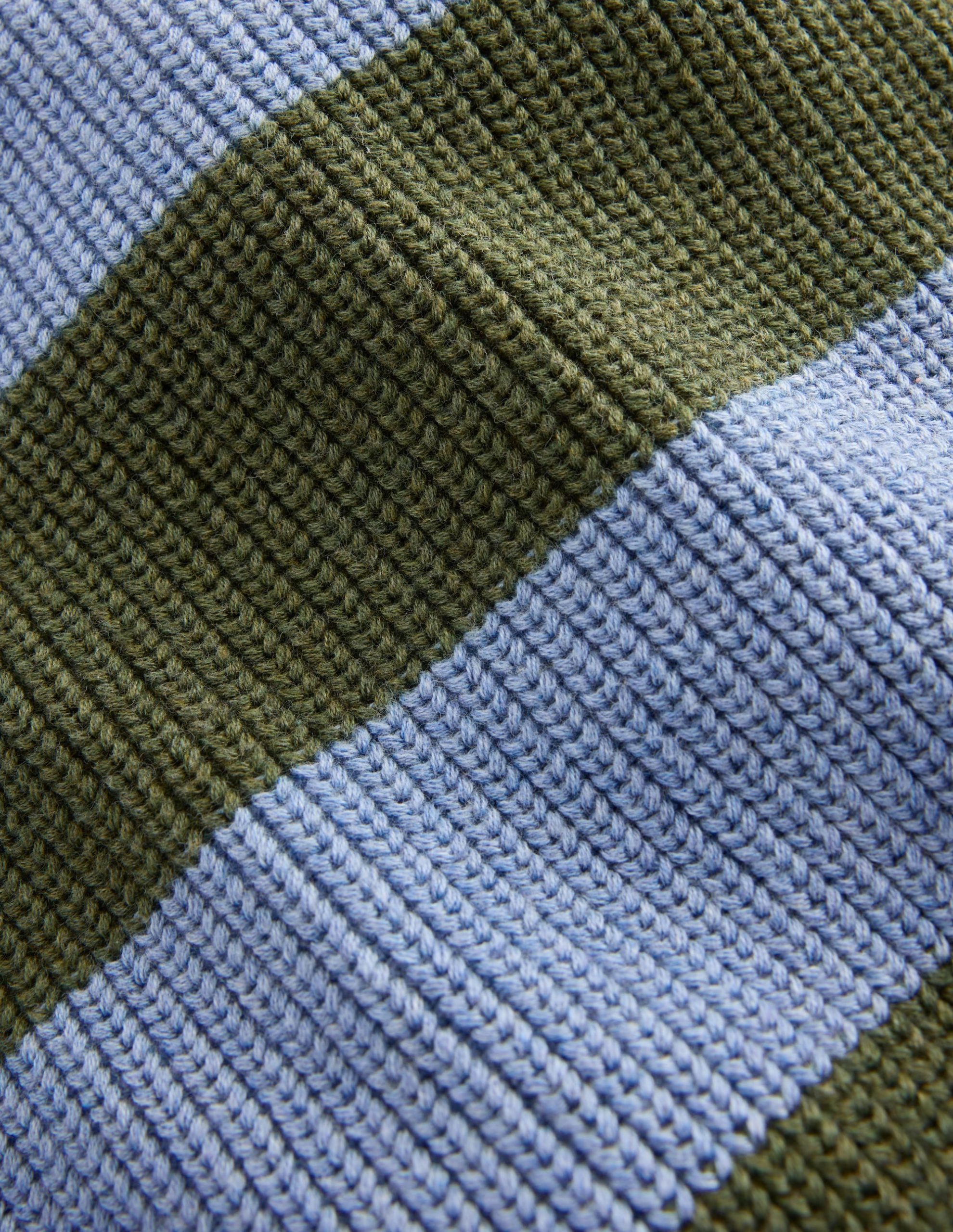 Chunky Cotton Jumper-Bluejay Stripe - Image 3