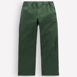 Easy Straight Chinos-Pineneedle