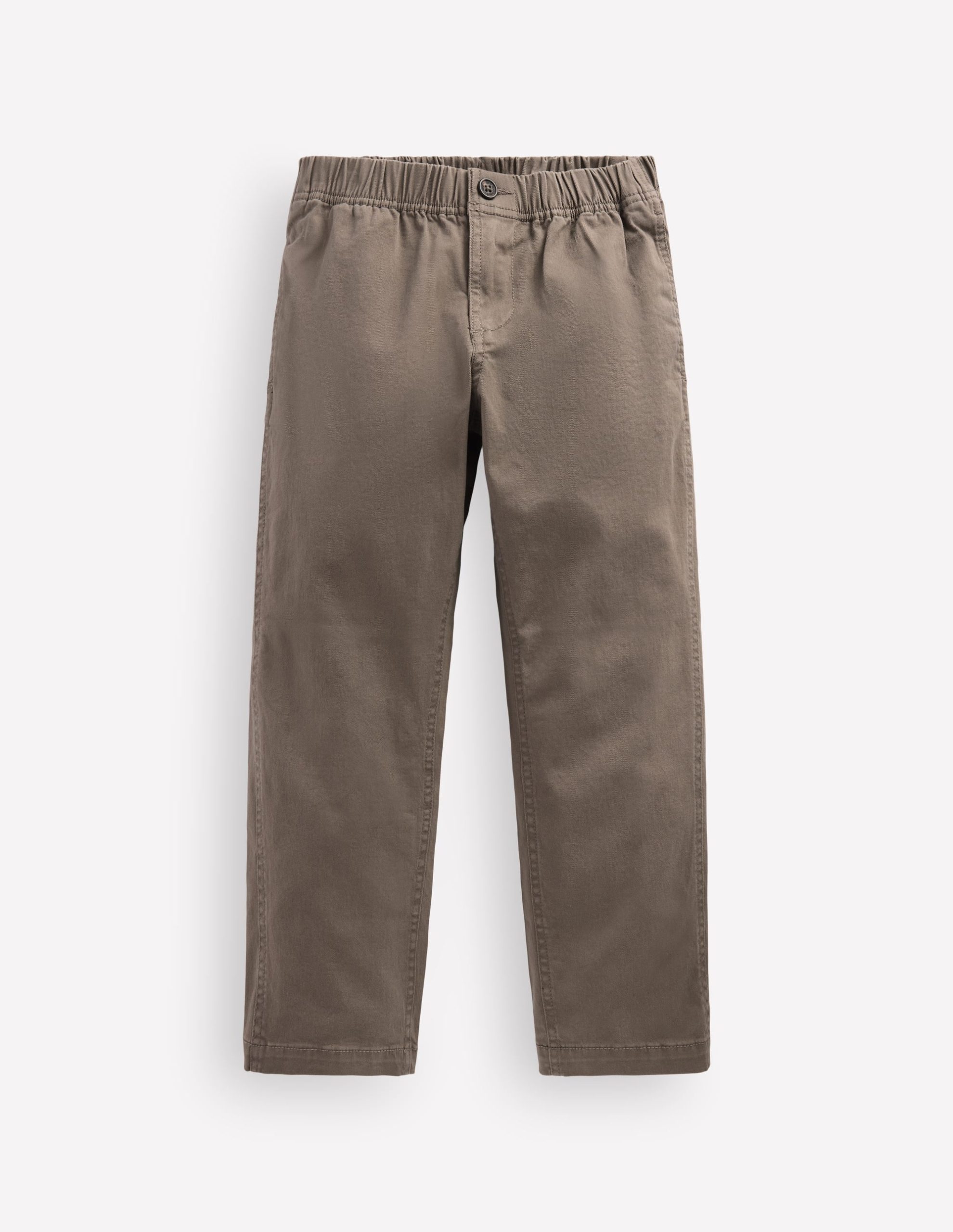 Easy Straight Chinos-Grey Walnut