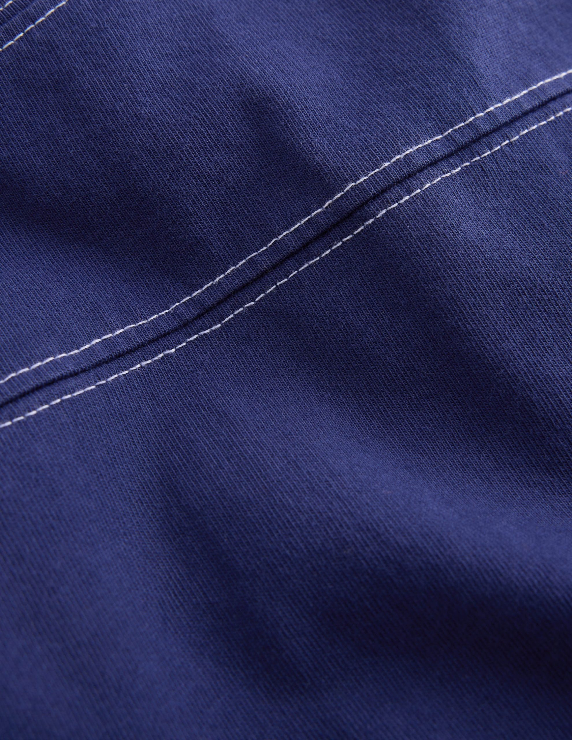 Relaxed Seam Detail T-shirt-Starboard Blue - Image 3