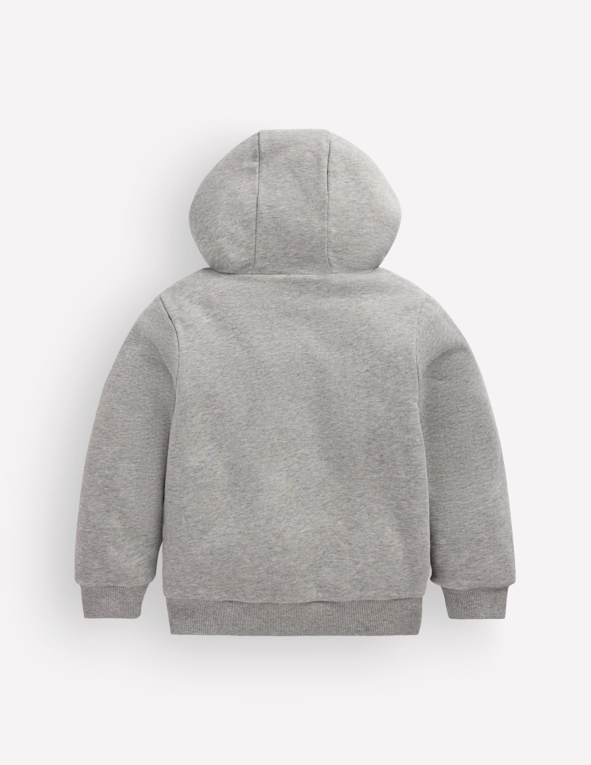 Reversible Borg Hoody-Grey Marl - Image 2