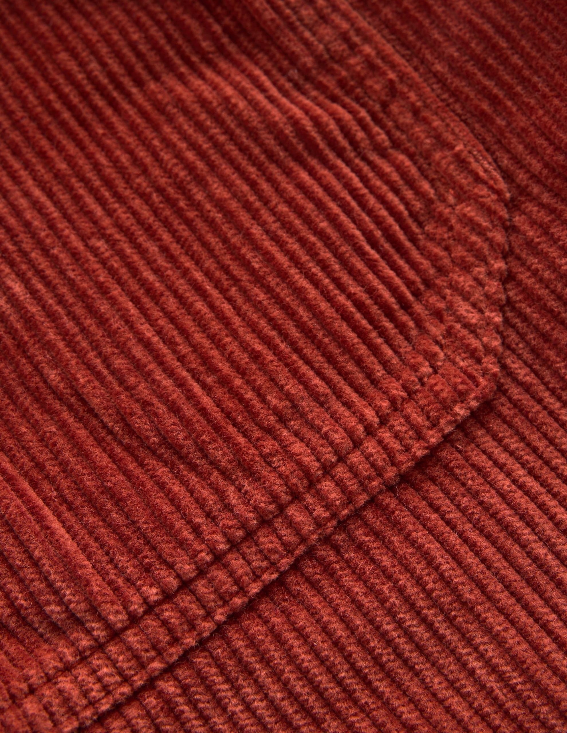 Pull-on Cord Pants-BURNT HENNA - Image 3