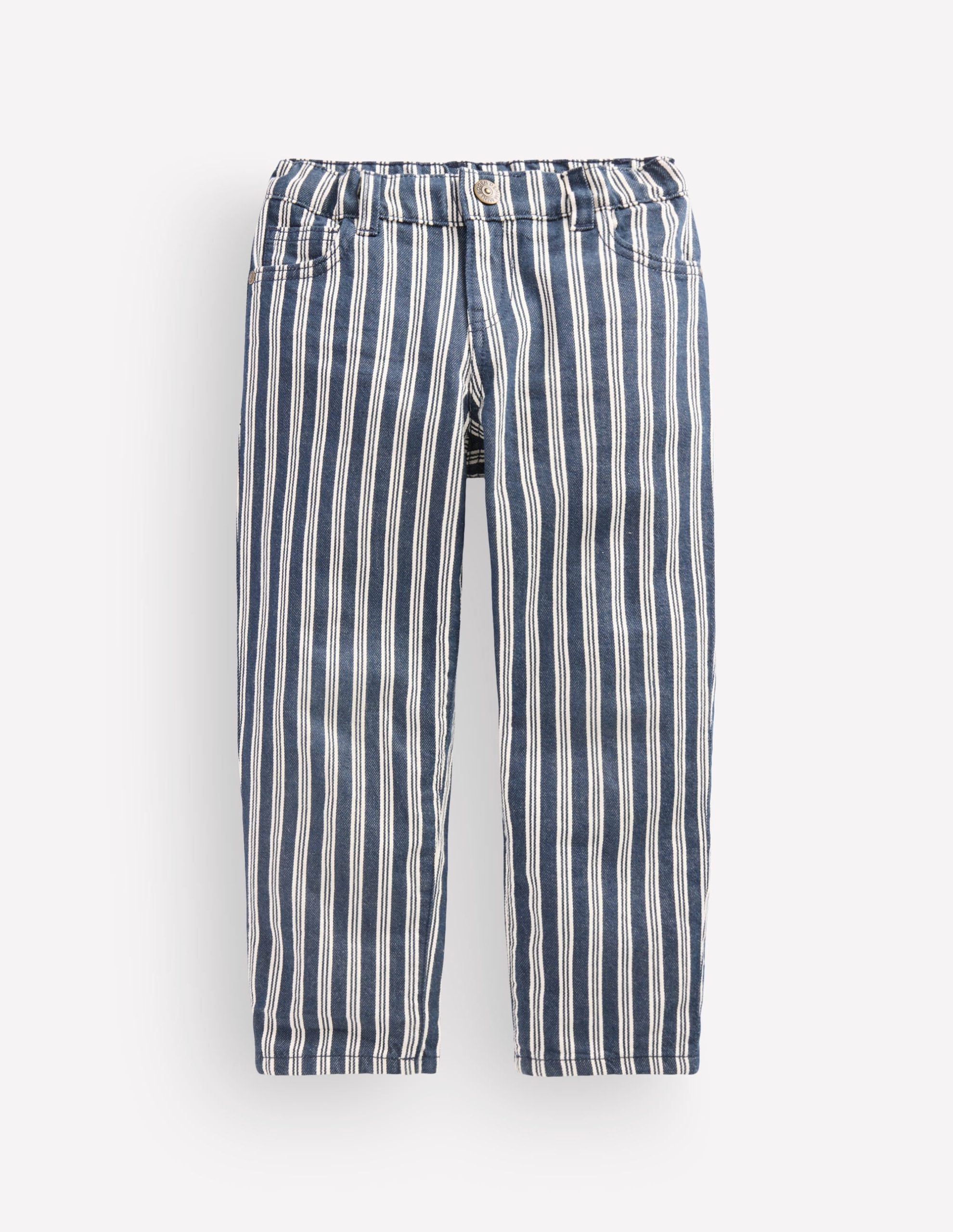 Regular Straight Jeans-Pin Stripe