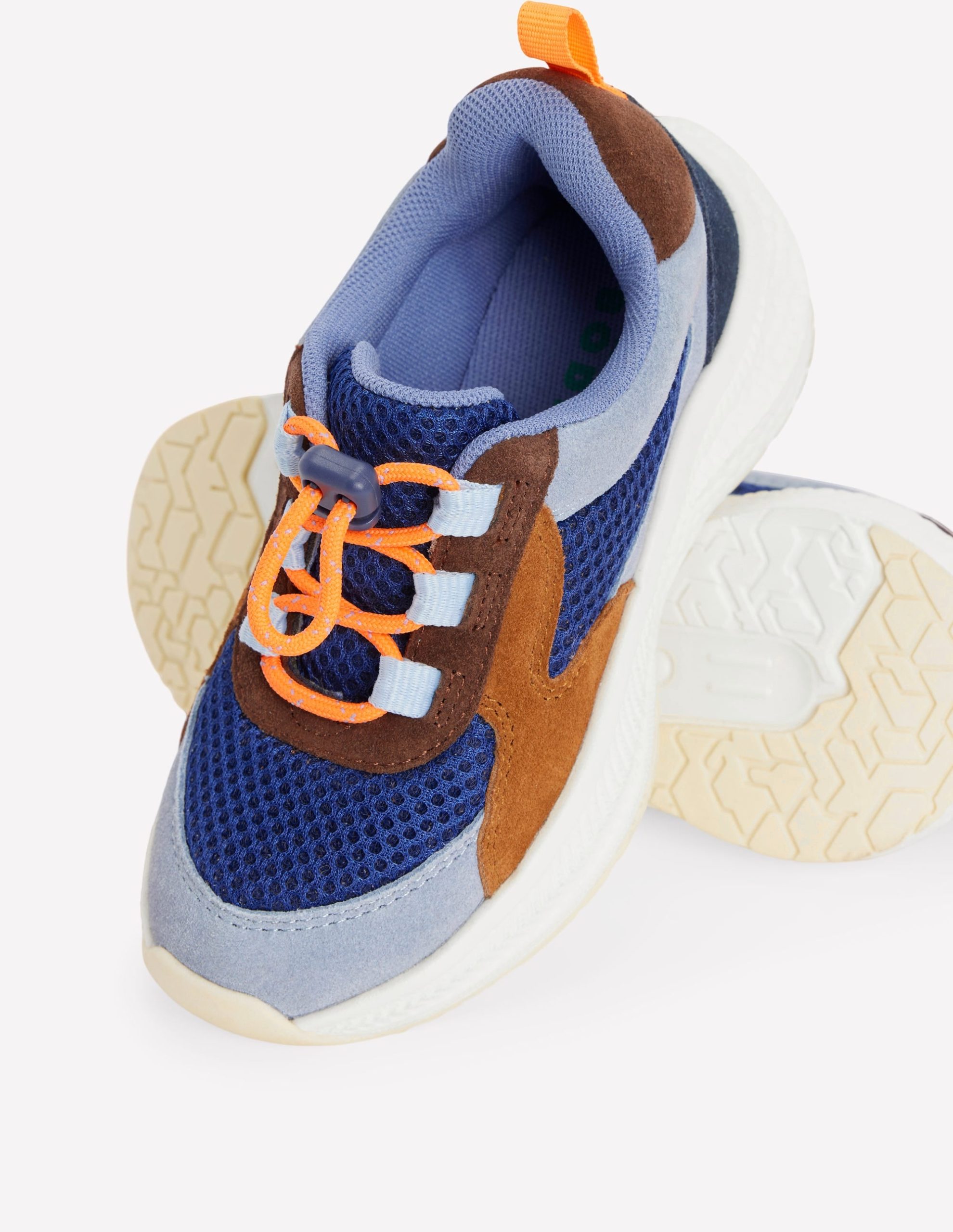 Blue Sporty Trainers-College Navy - Image 3
