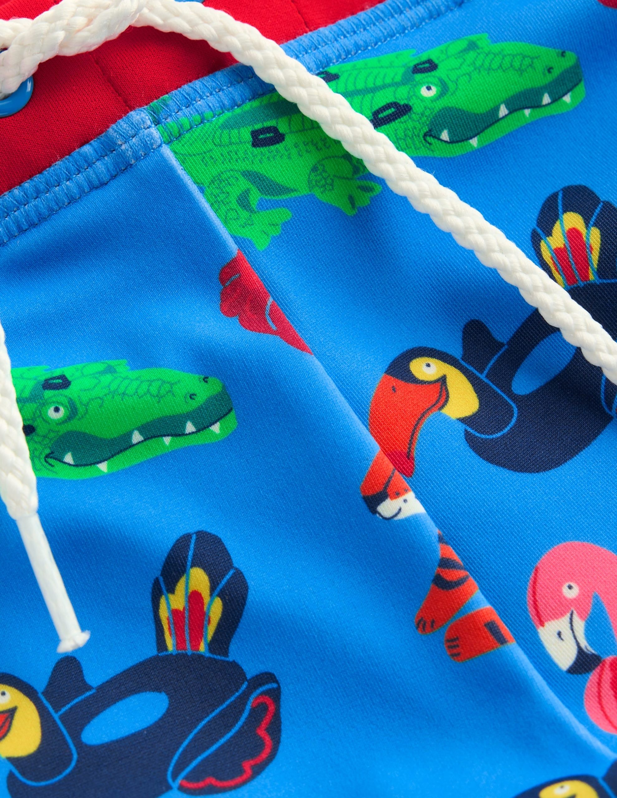 Swim Trunks-Malibu Blue Pool Floats - Image 3