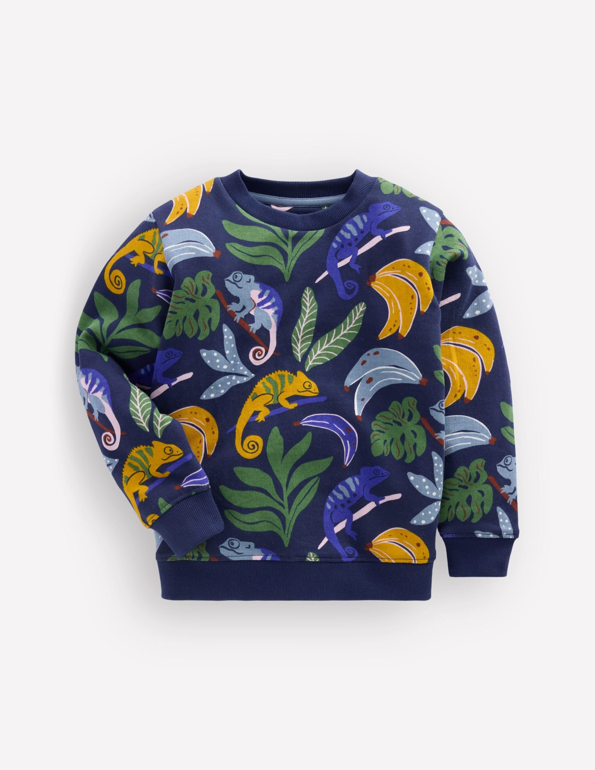 Everyday Printed Sweatshirt-Multi Chamelion