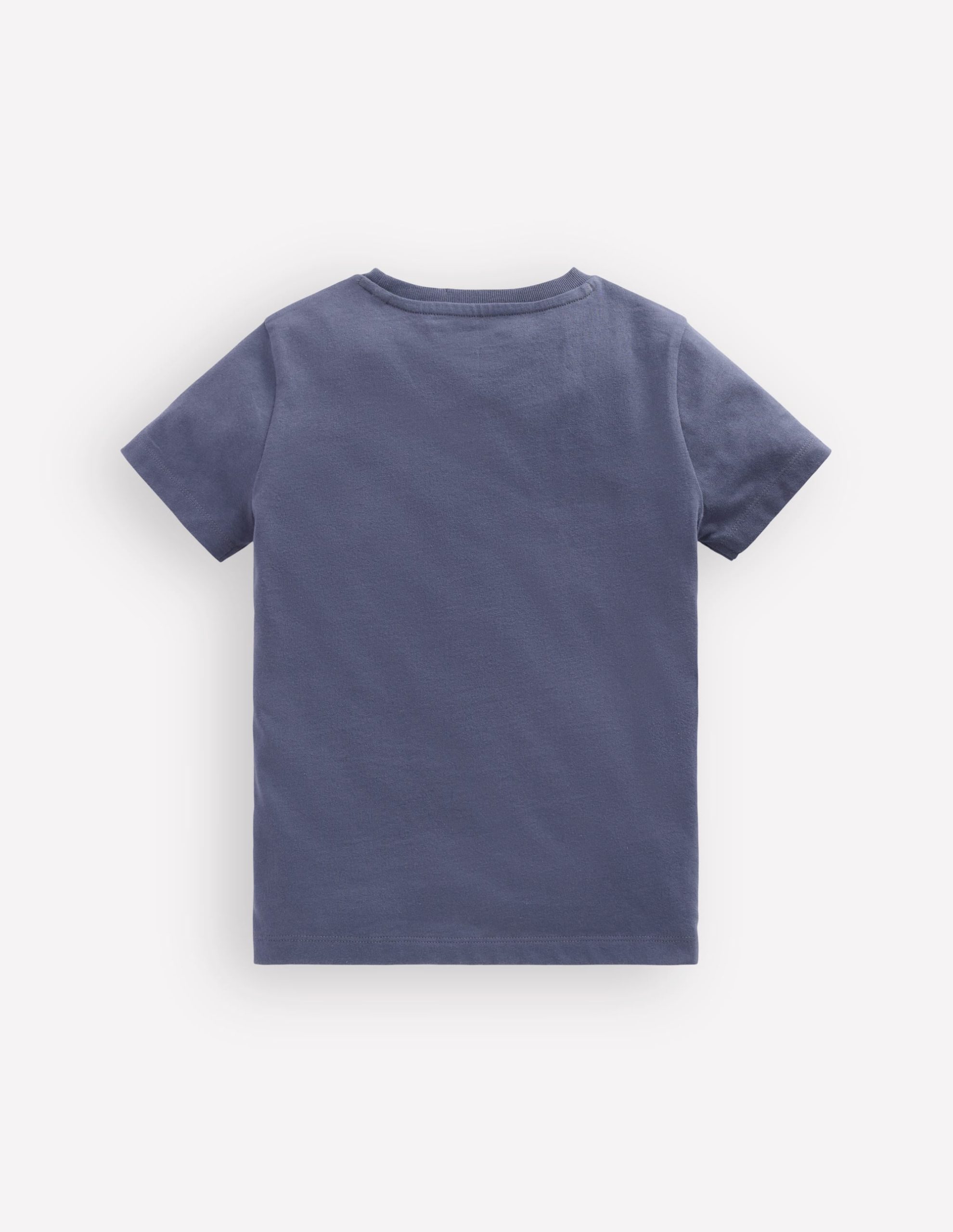 Linear Stitch T-shirt-Vintage Indigo Headphones - Image 3